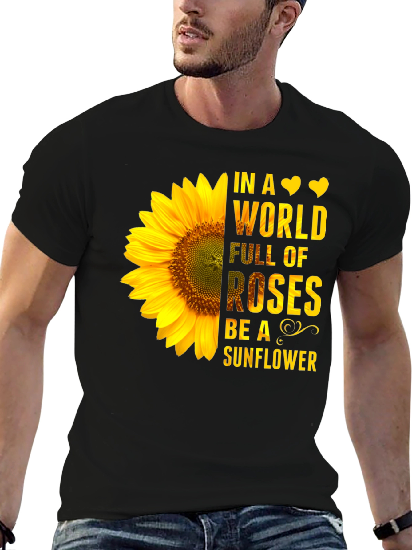 Sunflower Graphic Tee - Be a Sunflower