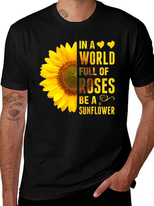 Sunflower Graphic Tee - Be a Sunflower