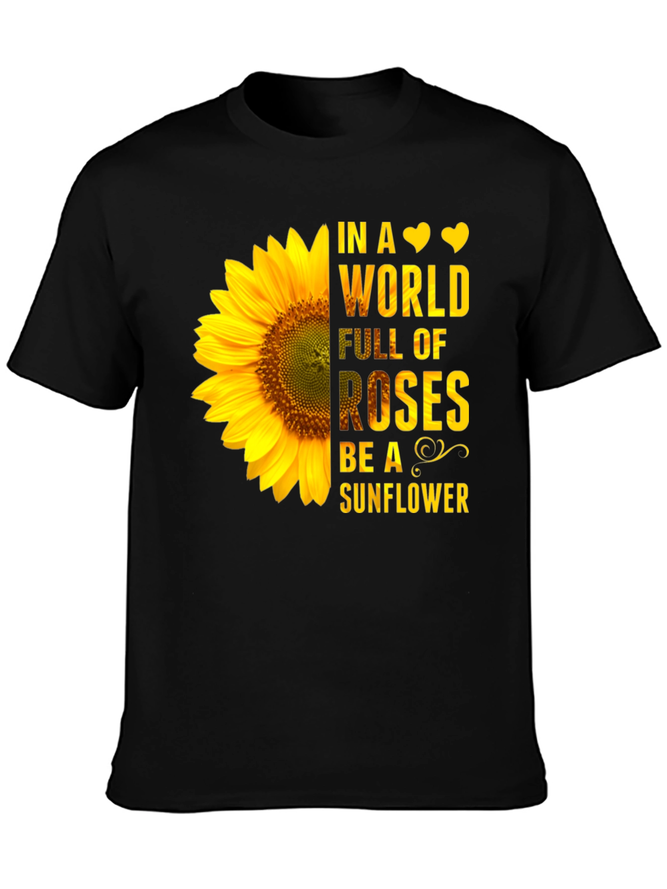 Sunflower Graphic Tee - Be a Sunflower