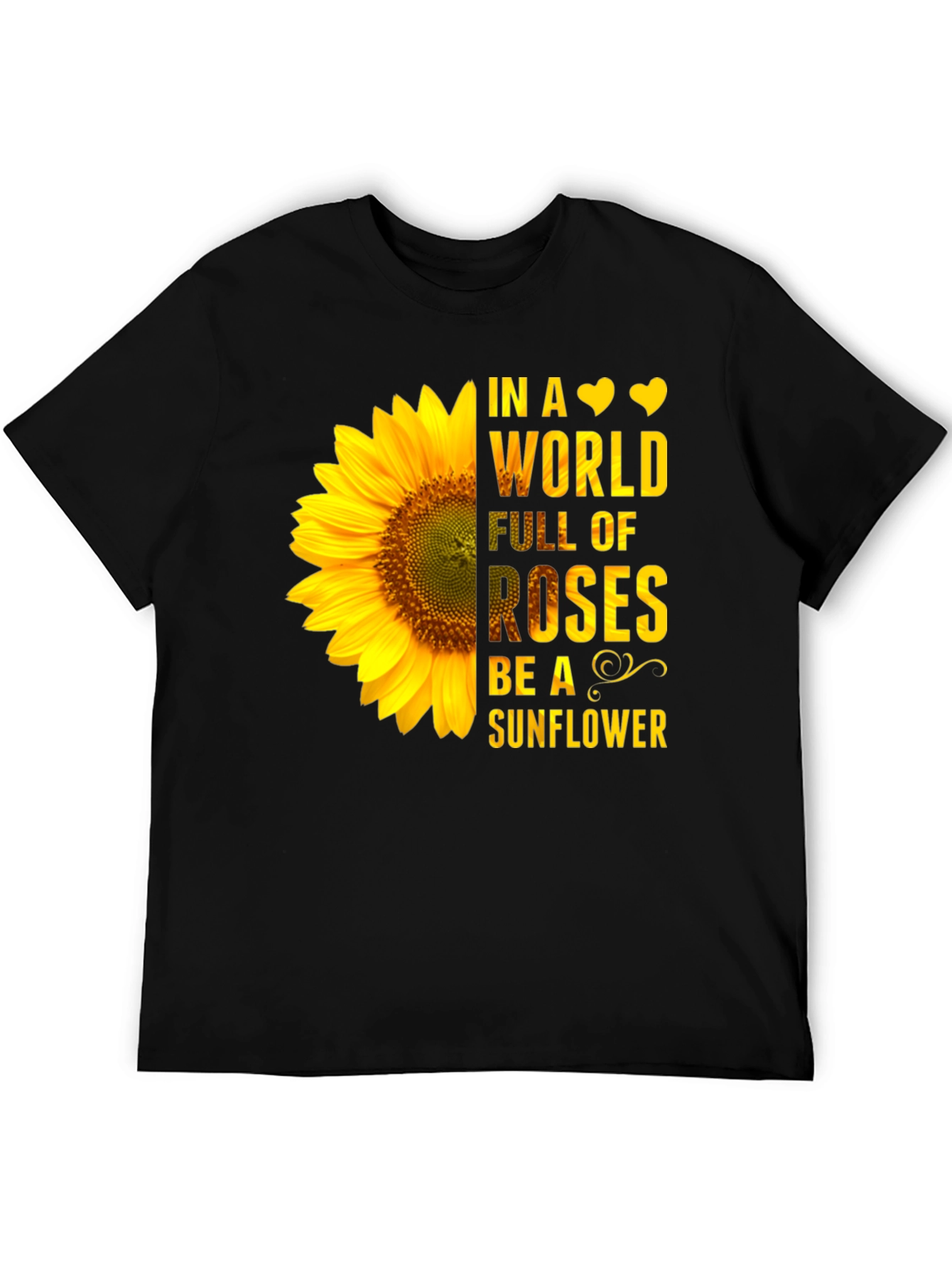 Sunflower Graphic Tee - Be a Sunflower