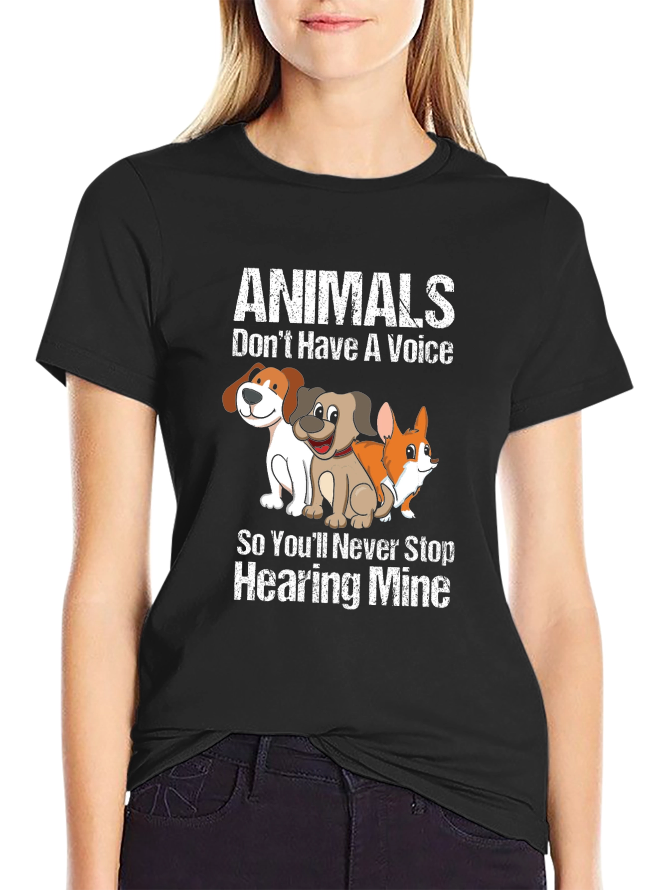 Animals Dont Have A Voice T-Shirt