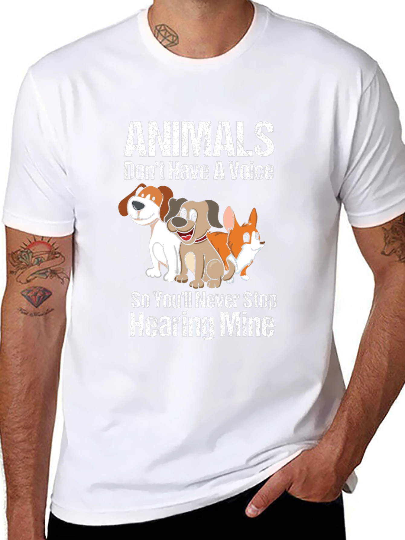 Animals Dont Have A Voice T-Shirt