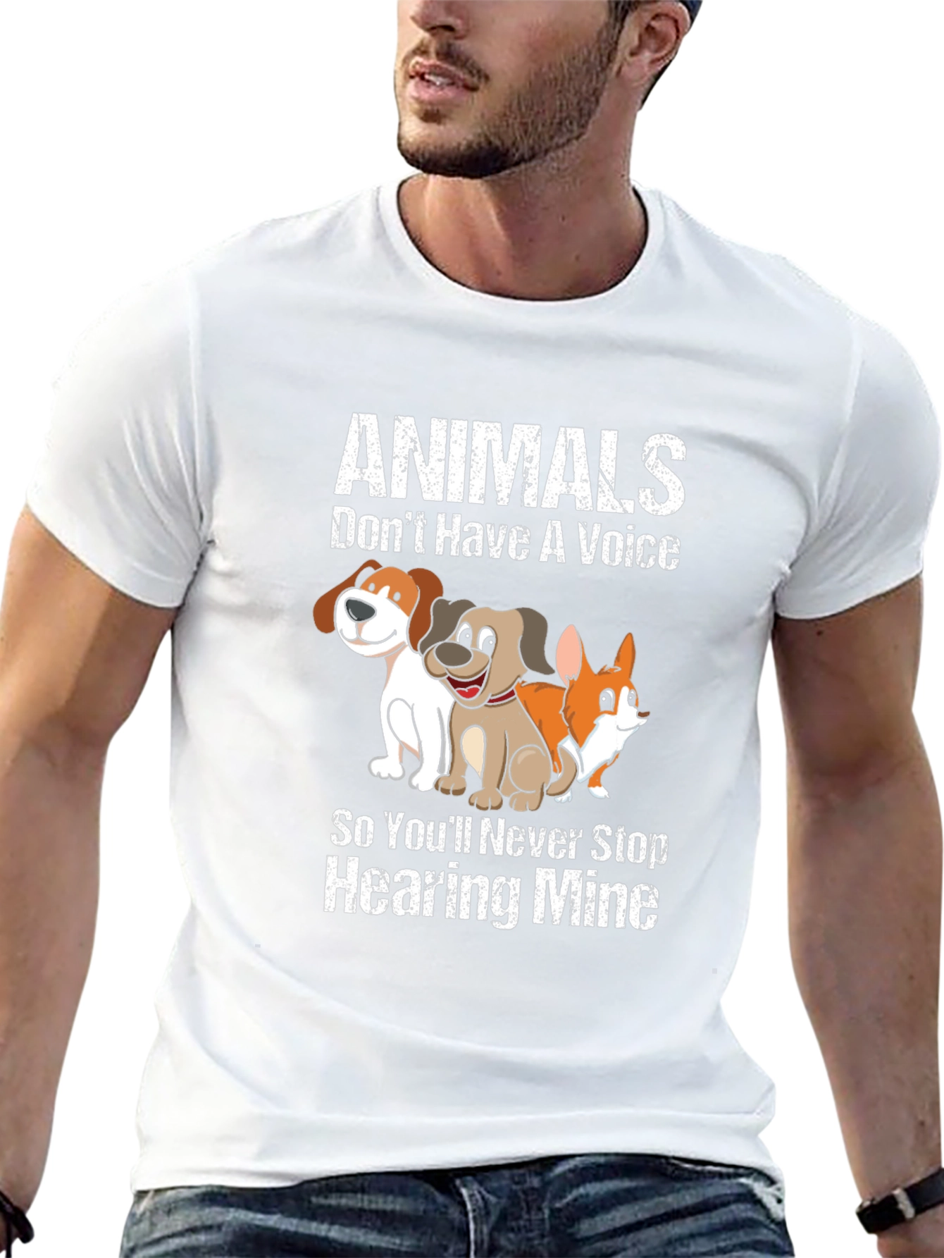 Animals Dont Have A Voice T-Shirt