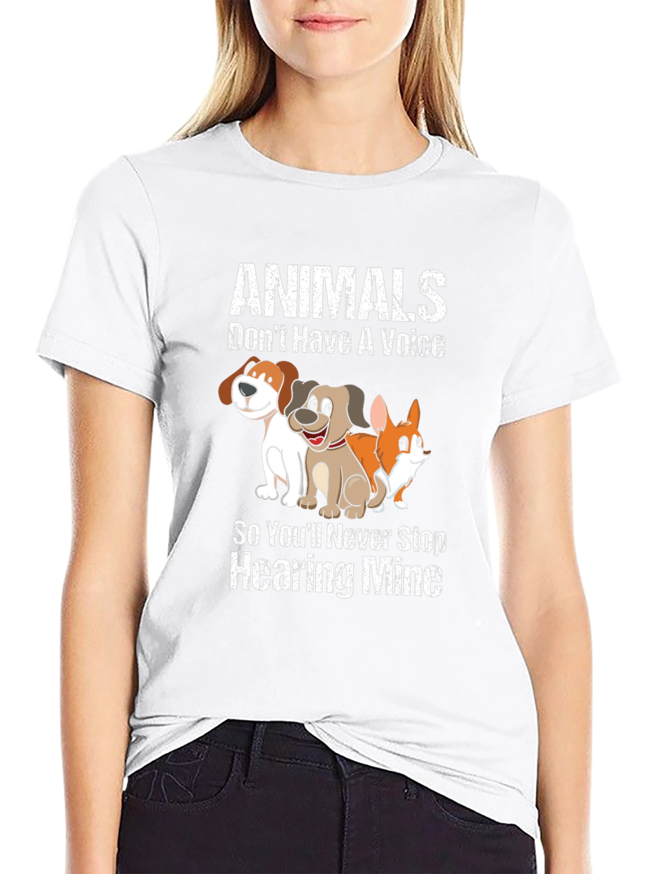 Animals Dont Have A Voice T-Shirt
