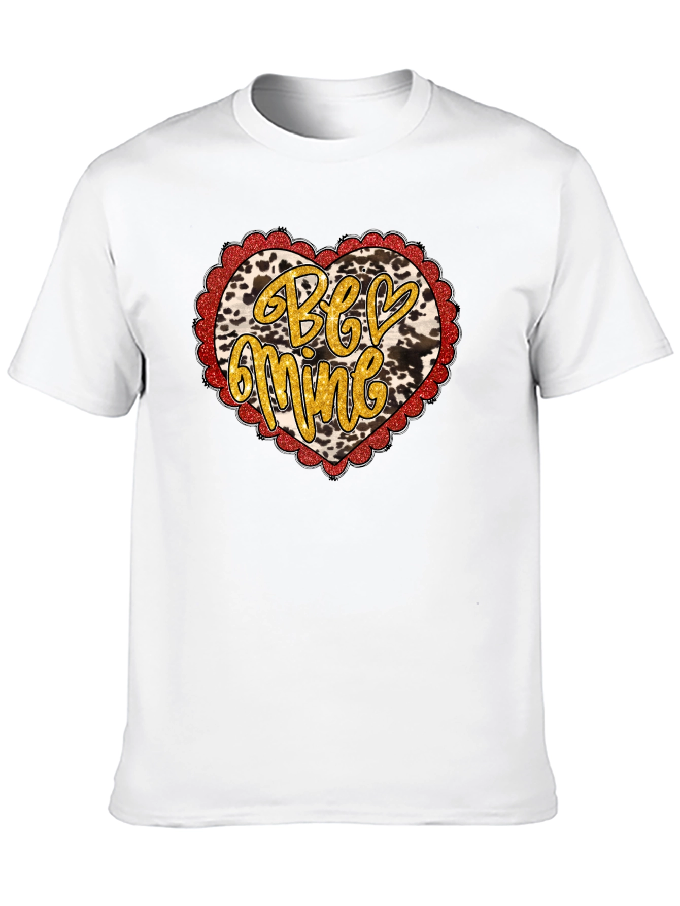Be Mine Heart Valentines Day T-Shirt