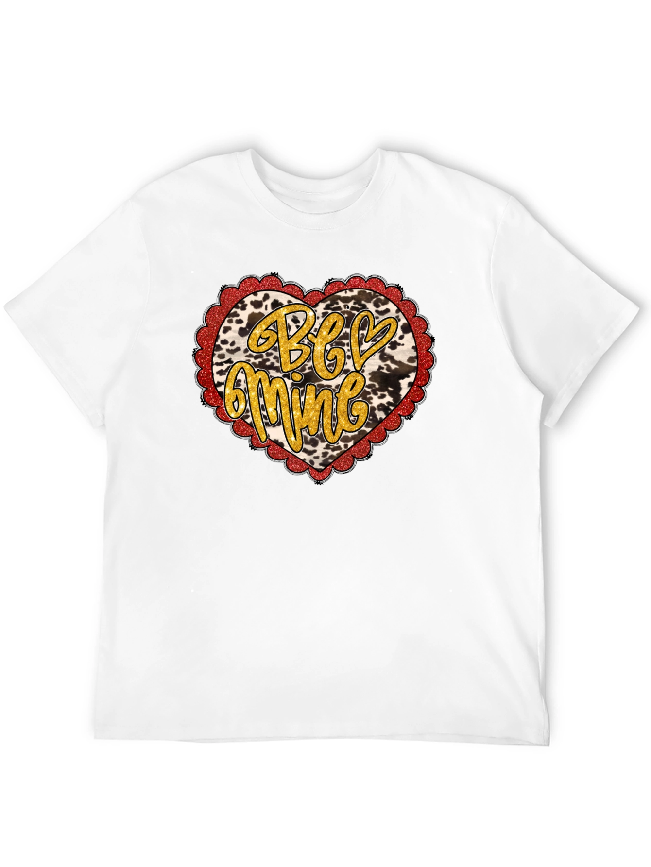 Be Mine Heart Valentines Day T-Shirt