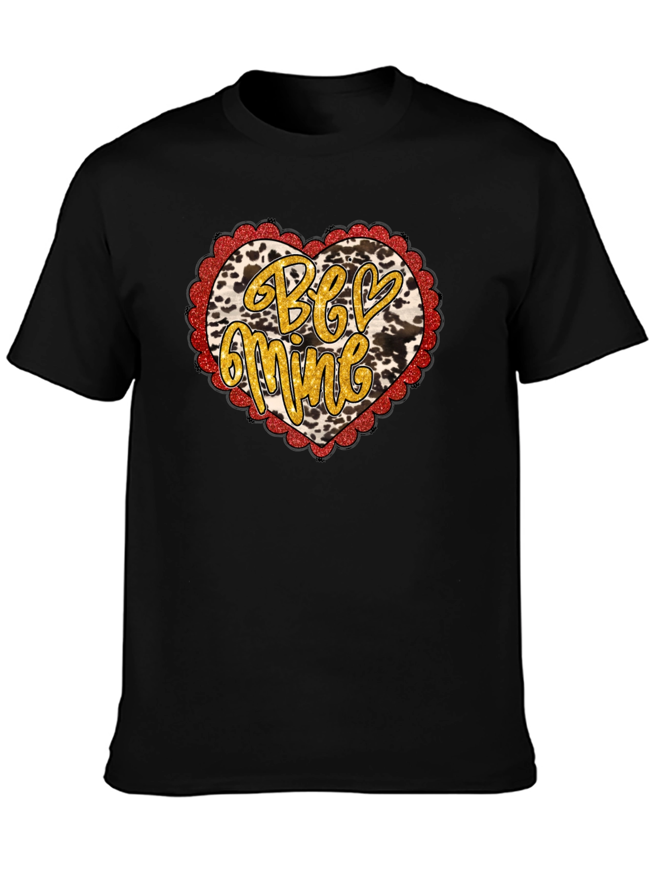 Be Mine Heart Valentines Day T-Shirt
