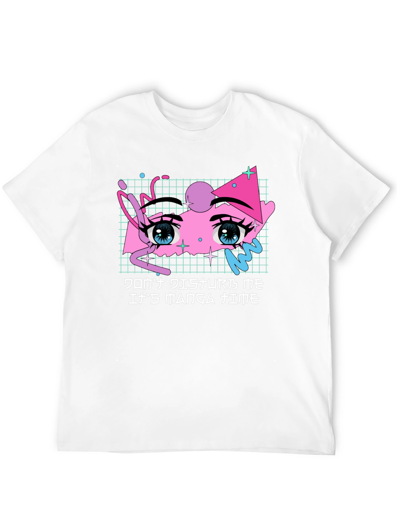 Anime Manga Eyes T-Shirt Vaporwave Style