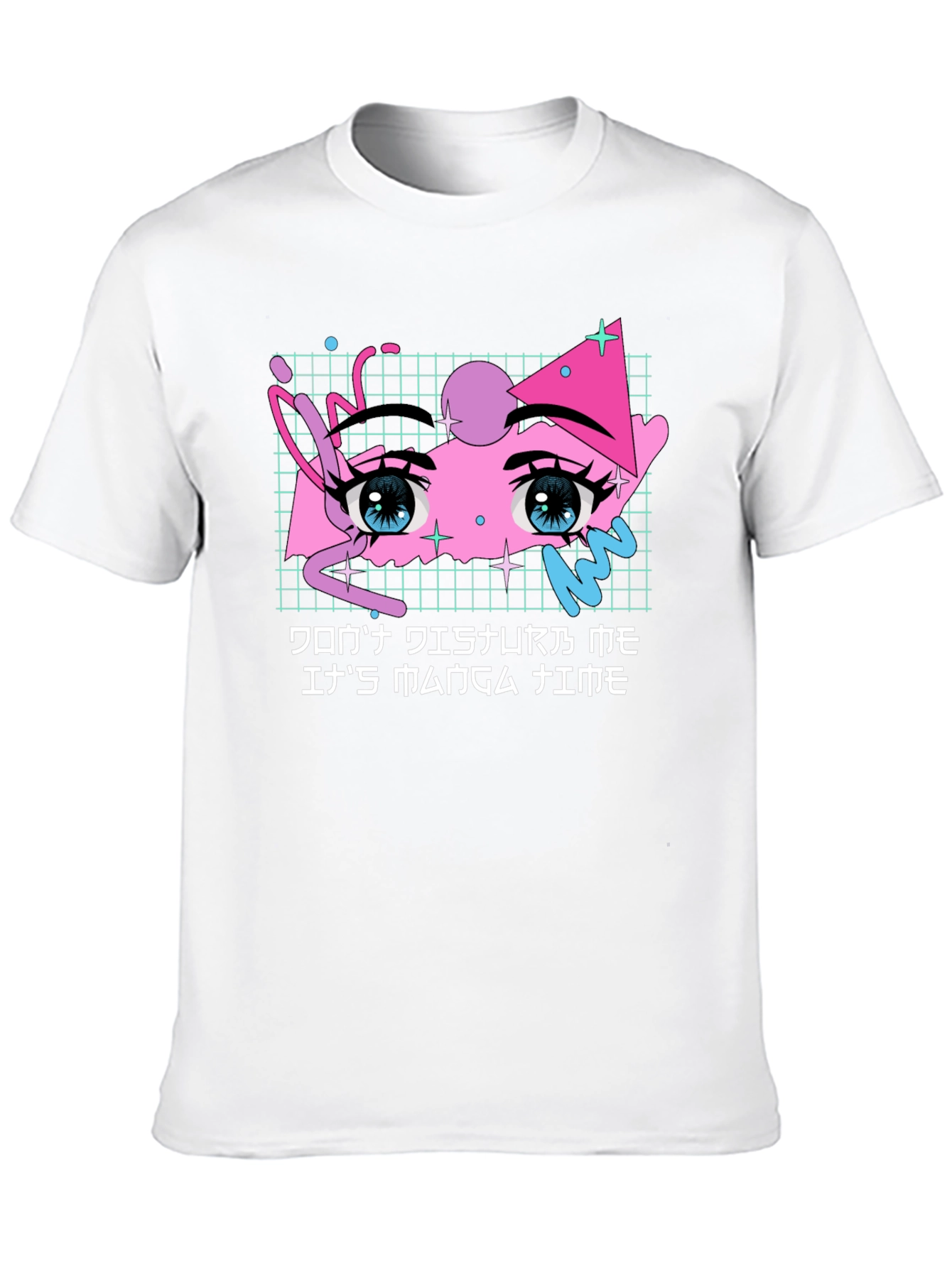 Anime Manga Eyes T-Shirt Vaporwave Style