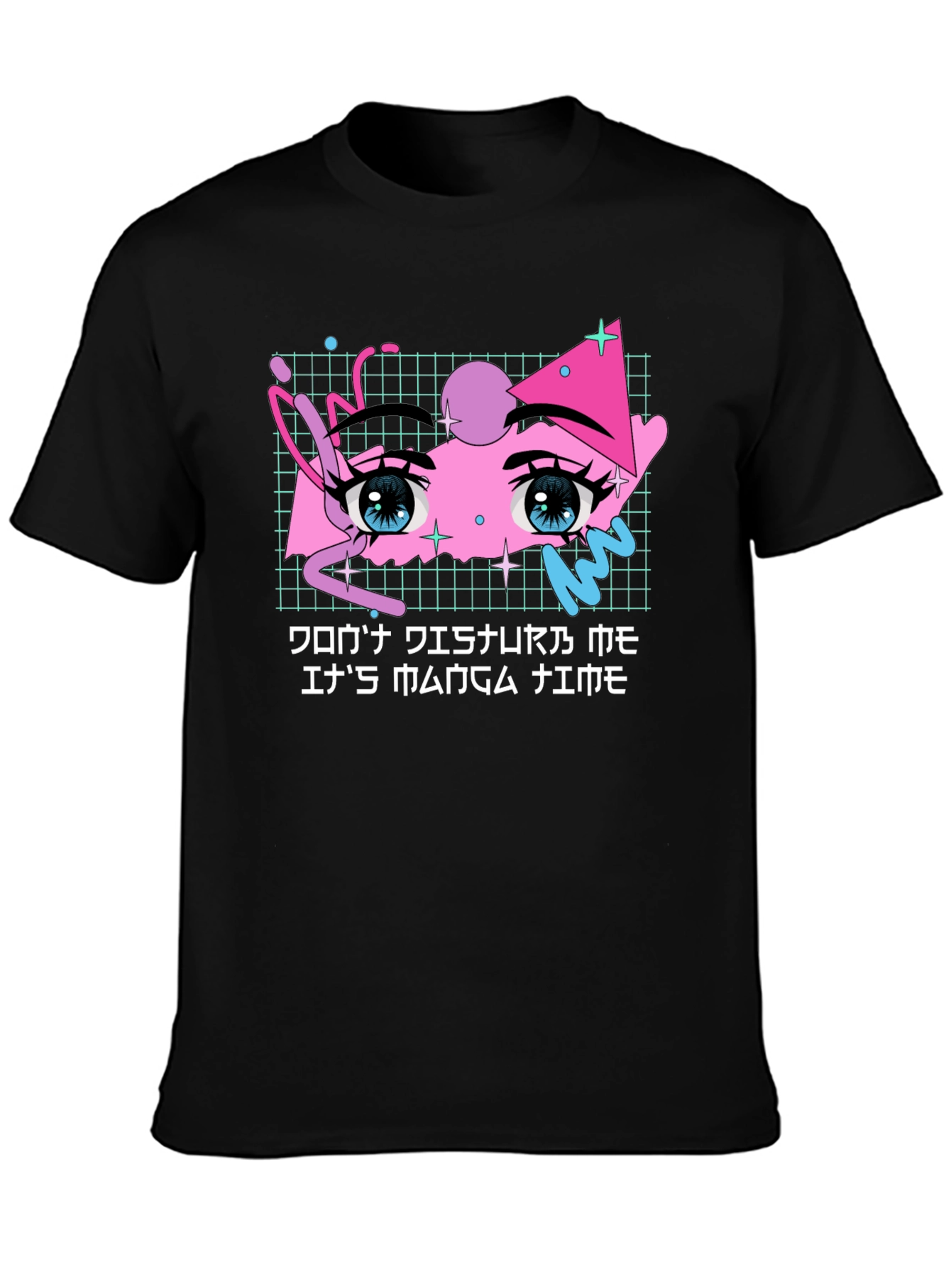 Anime Manga Eyes T-Shirt Vaporwave Style