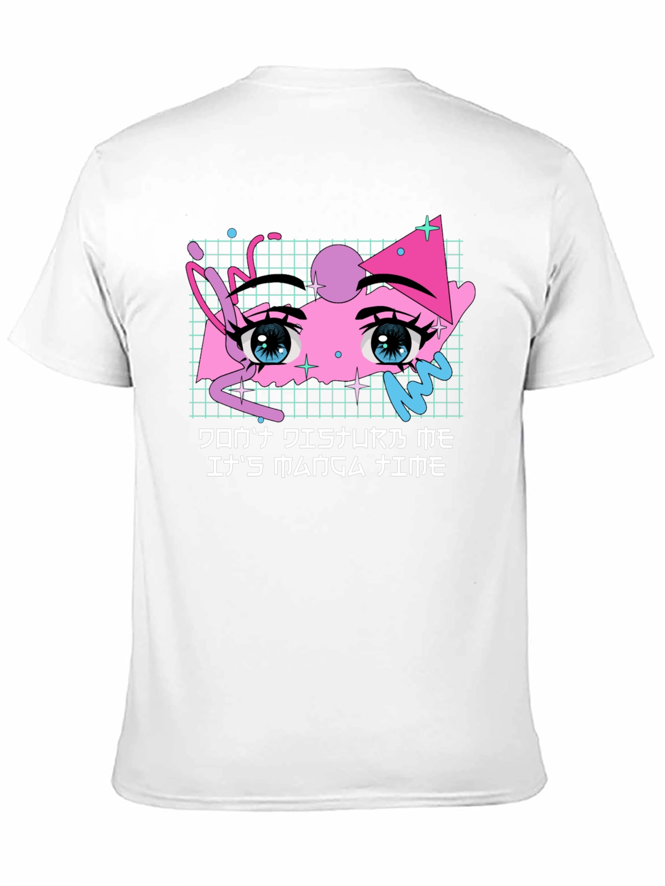 Anime Manga Eyes T-Shirt Vaporwave Style