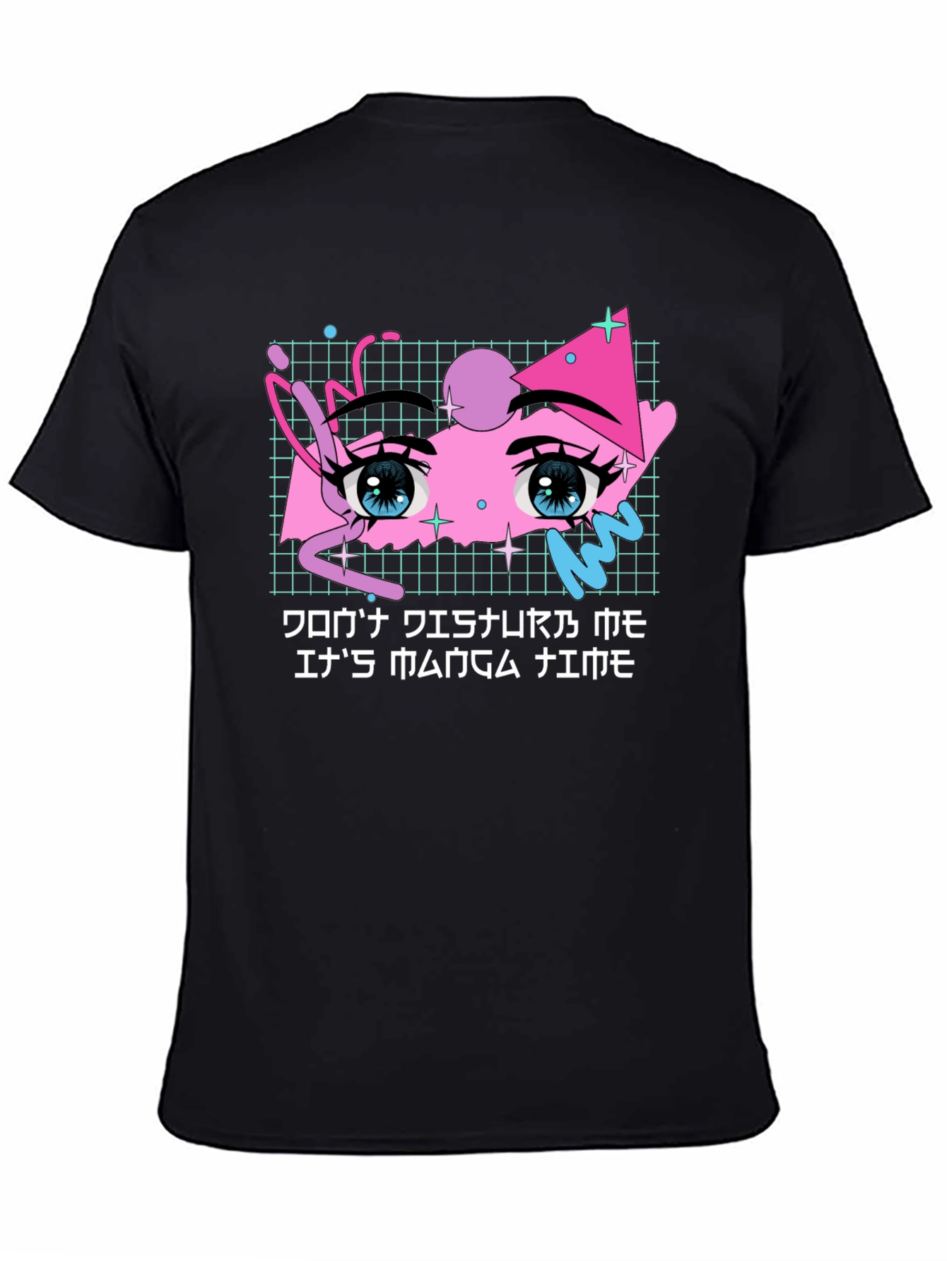Anime Manga Eyes T-Shirt Vaporwave Style