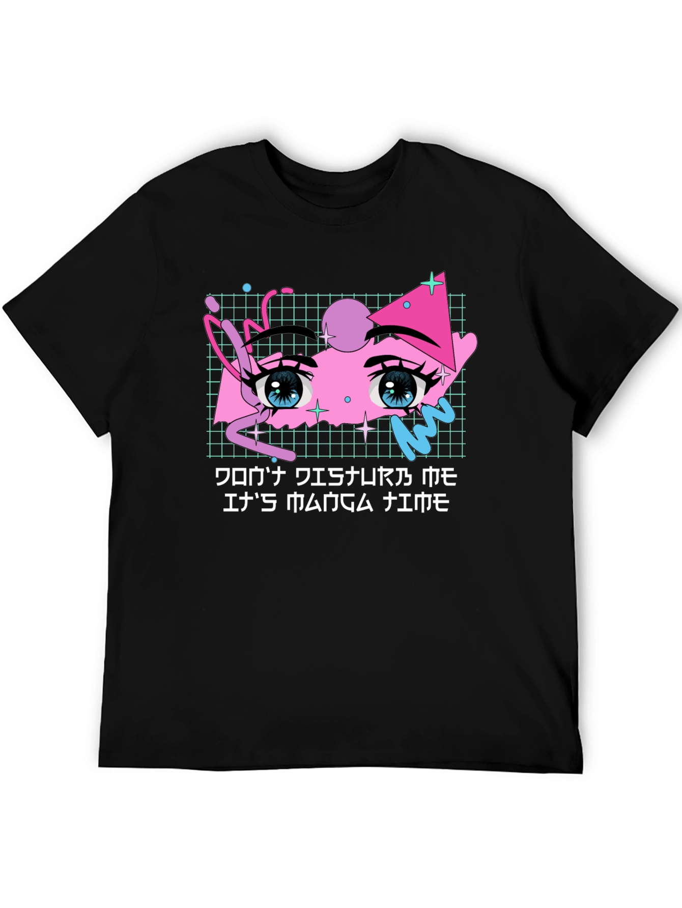 Anime Manga Eyes T-Shirt Vaporwave Style