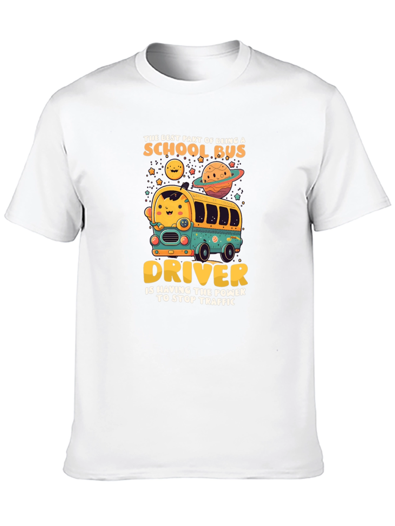 School Bus Driver T-Shirt - Stop Traffic Power!