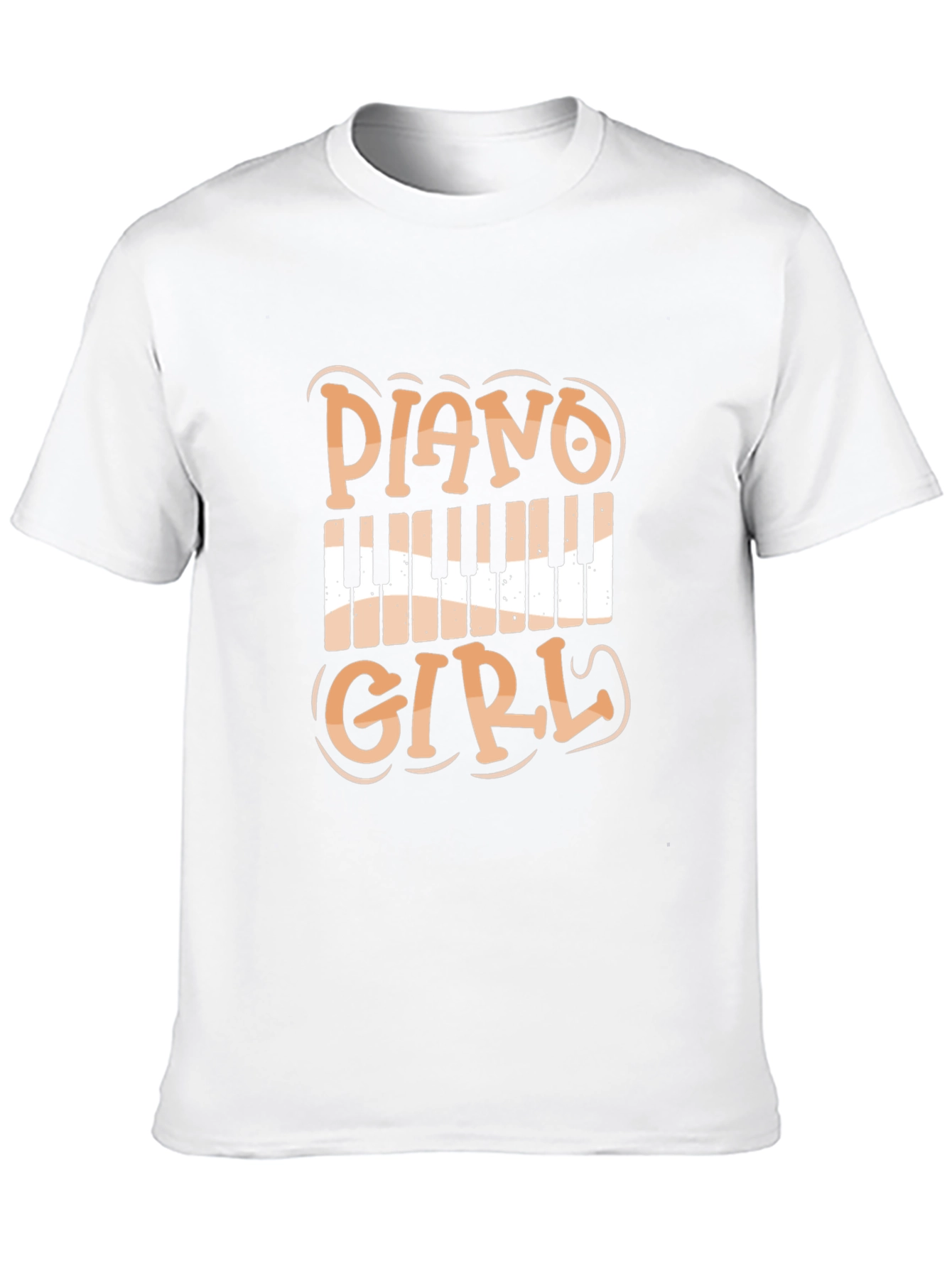 Piano Girl Graphic Tee - Musicians Style