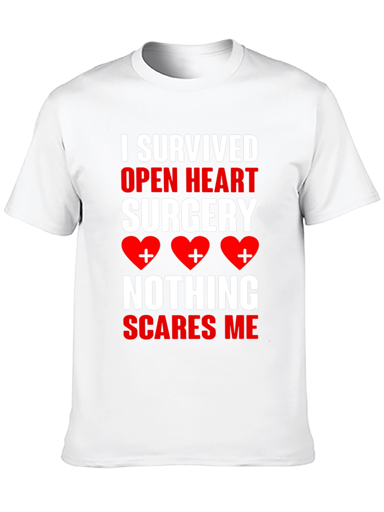 Open Heart Surgery Survivor Graphic T-Shirt