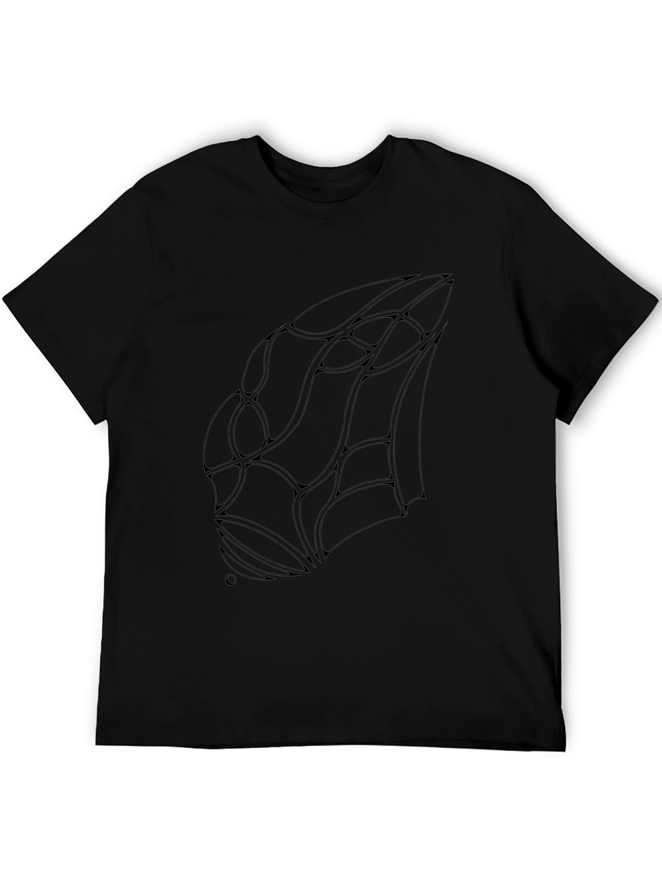 Abstract Black T-Shirt