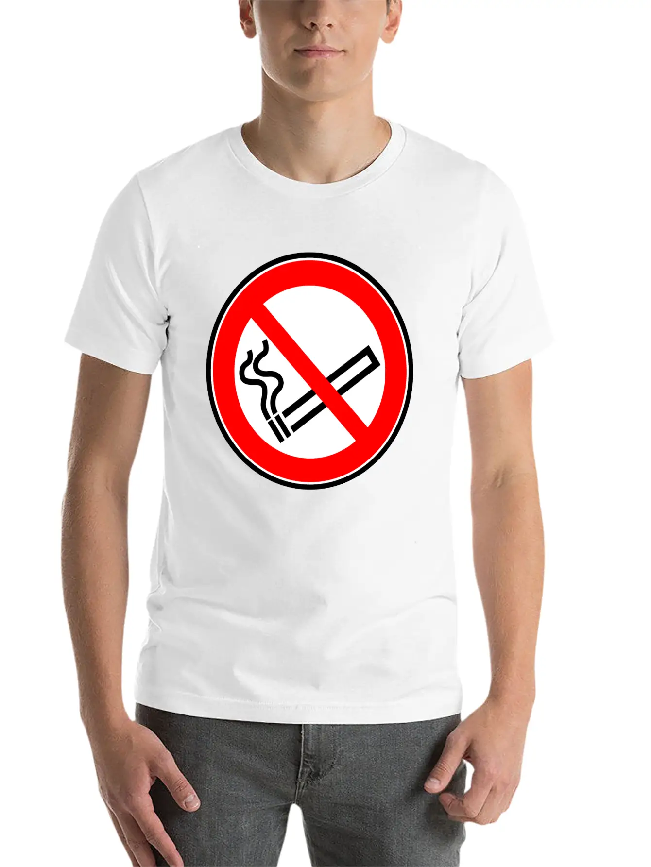No Smoking Rauchen Raucher2 Modern Fit Casual T-Shirt – Clean And Versatile Design