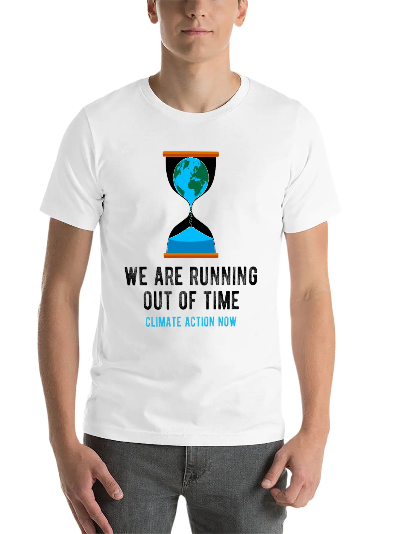 No Time Climate Action Now Lightweight Cotton T-Shirt – Daily Comfort Graphic Shirt