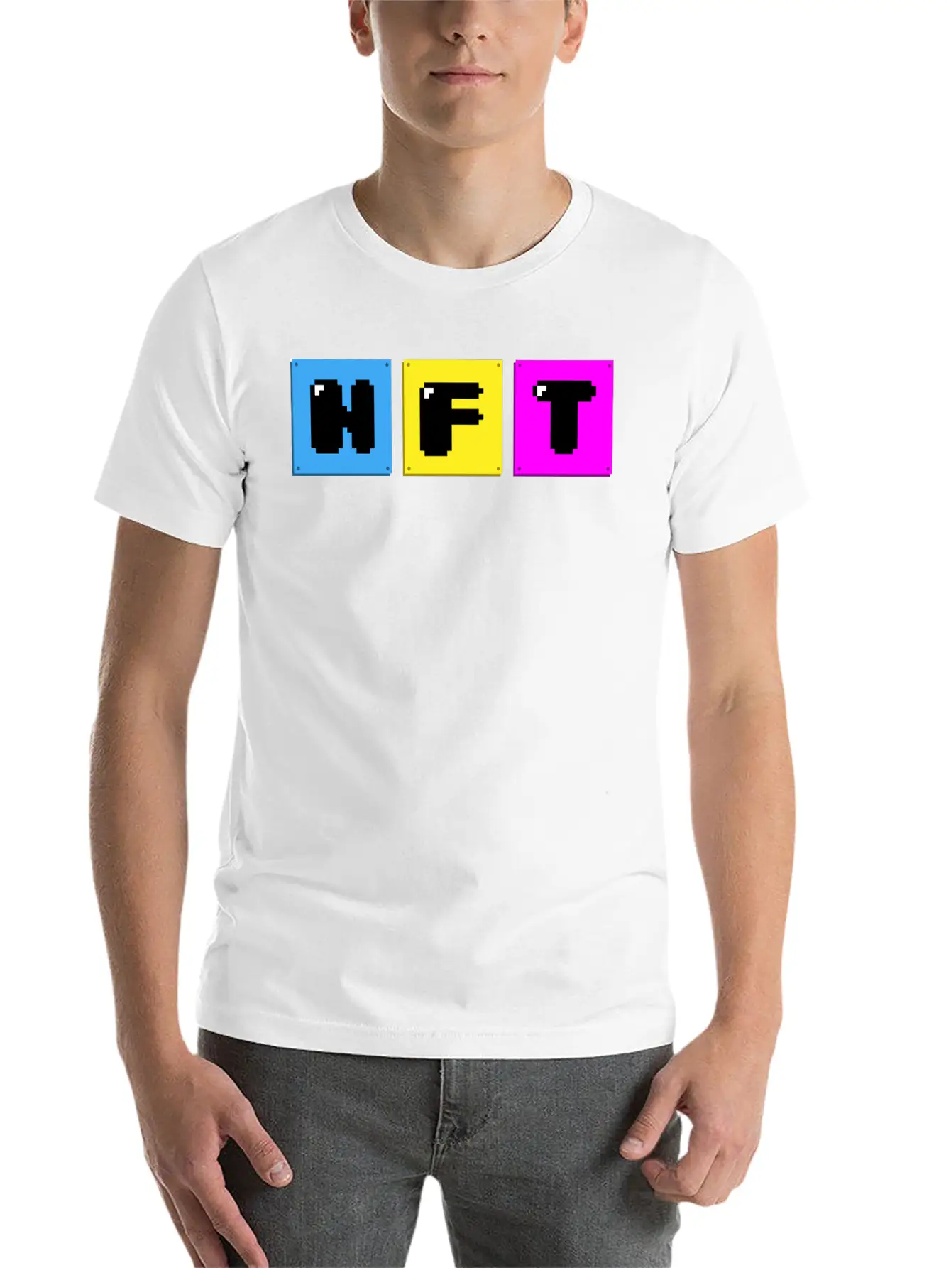 Non-Fungible Tokens Crypto NFT Art Classic Fit Graphic Tee For Daily Comfort – Unisex Cotton Shirt