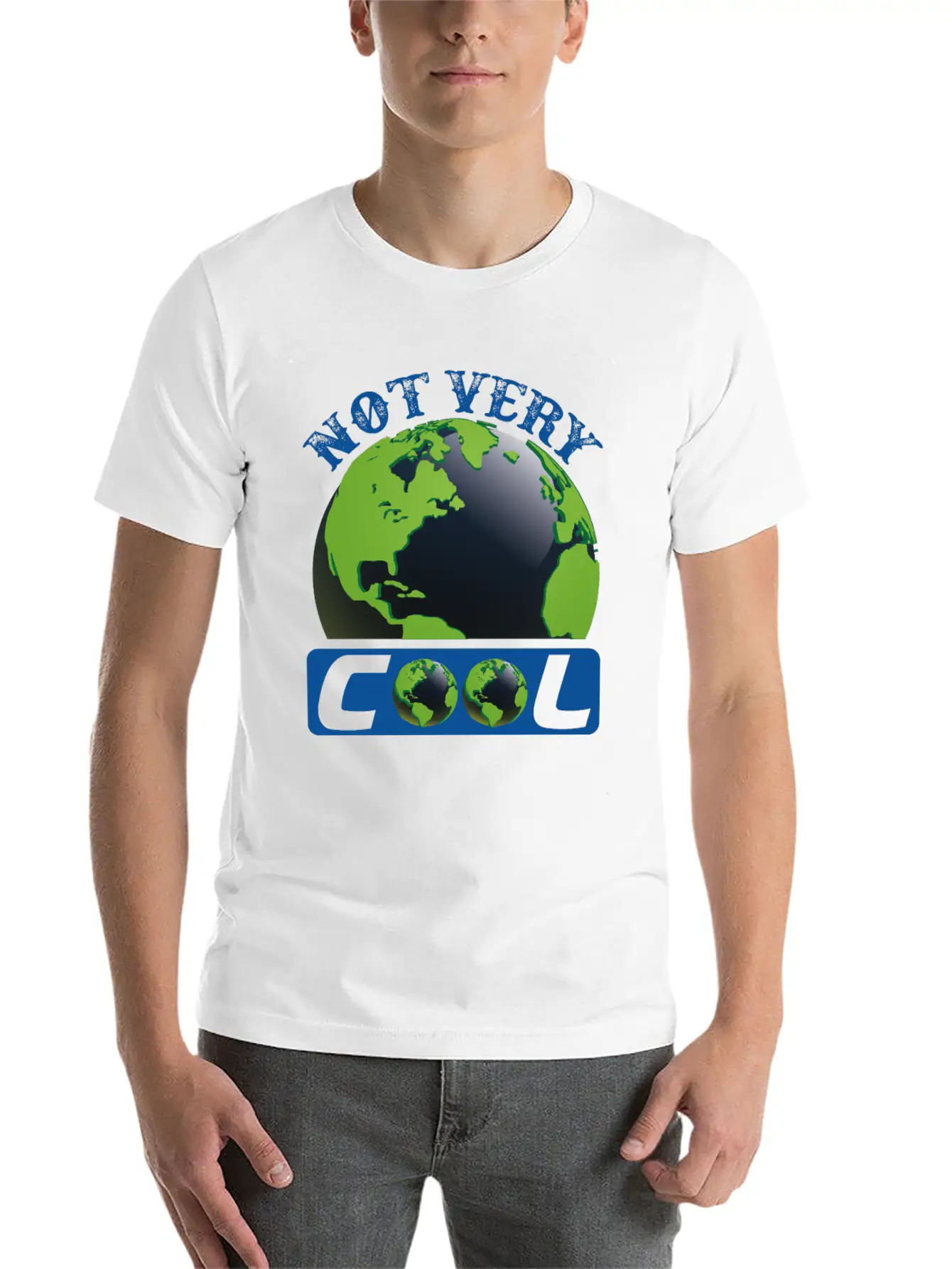Not Very Cool Earth Protection Support Quotes Essential Cotton Tee For Daily Outfits – Unisex Style