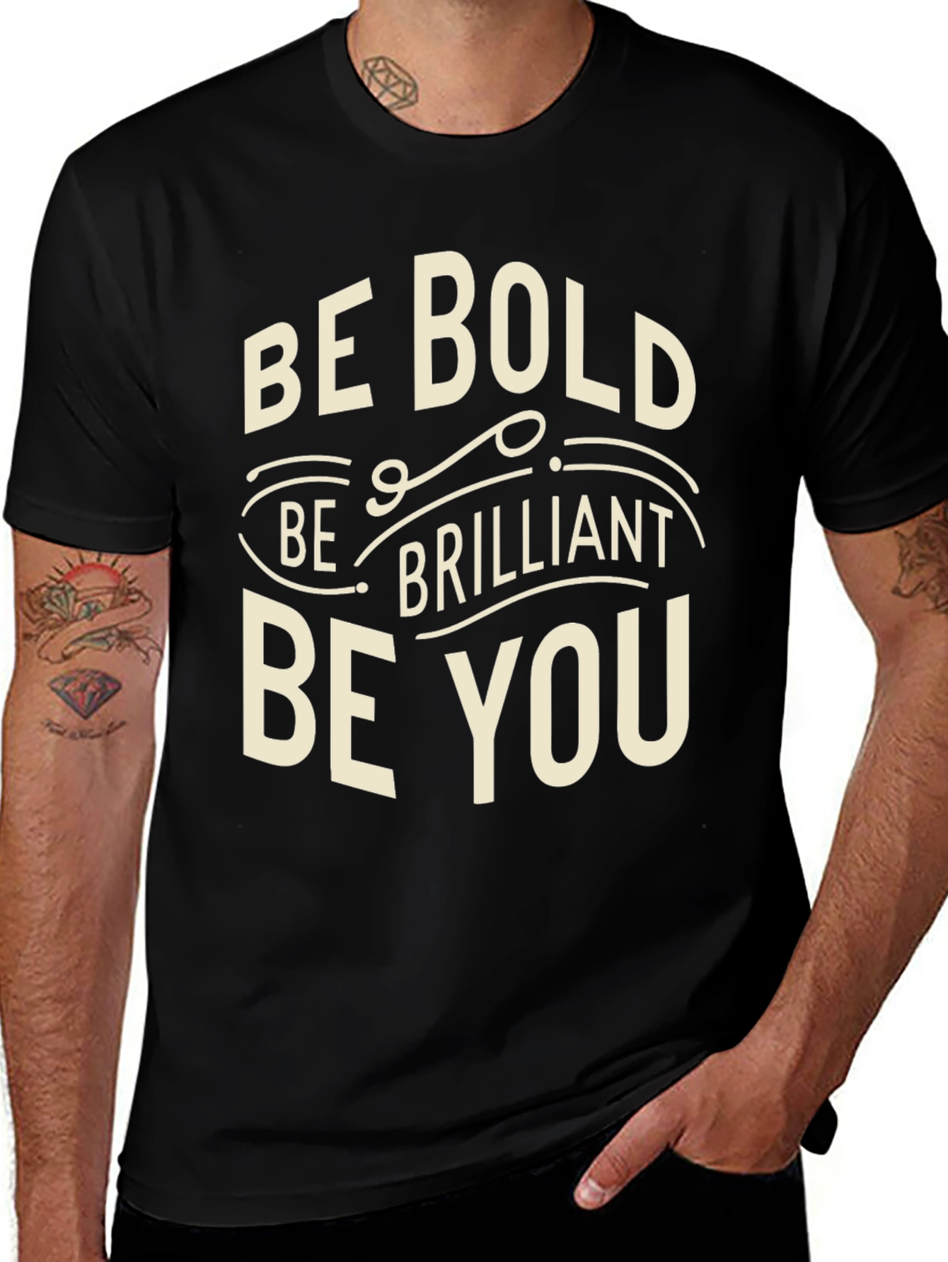 Be Bold T-Shirt - Inspirational Graphic Tee