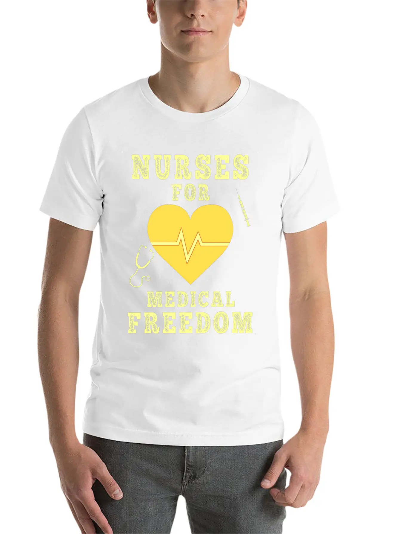 Nurse Nursing Cool Hospital Gift Modern Fit Casual T-Shirt – Clean And Versatile Design