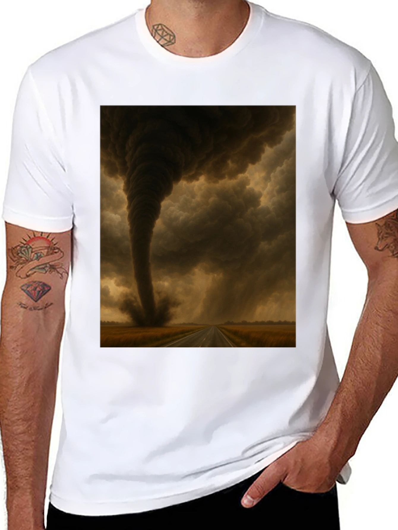 Tornado Graphic Tee - Weather Event T-Shirt