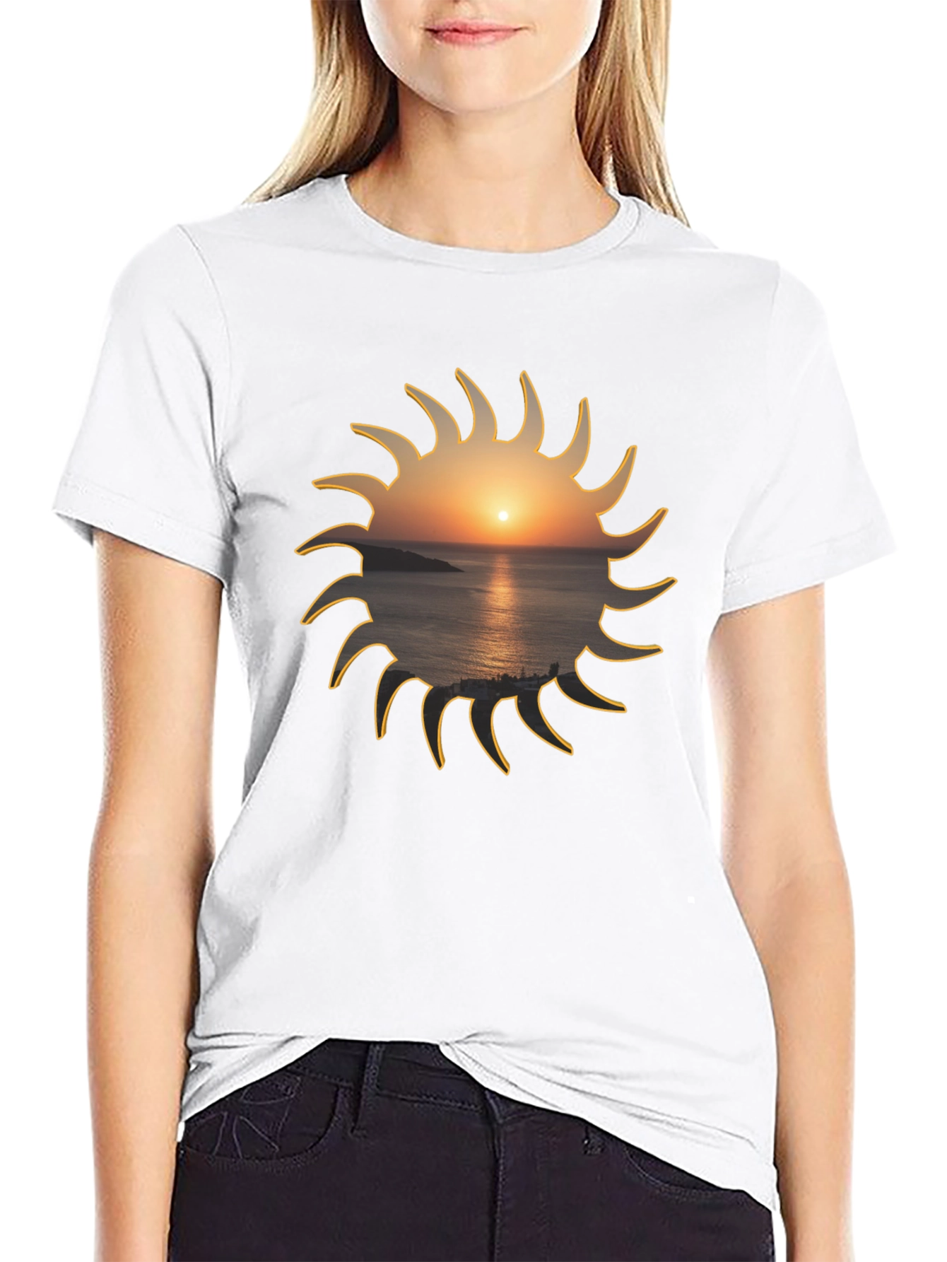 Sunset Horizon Graphic T-Shirt
