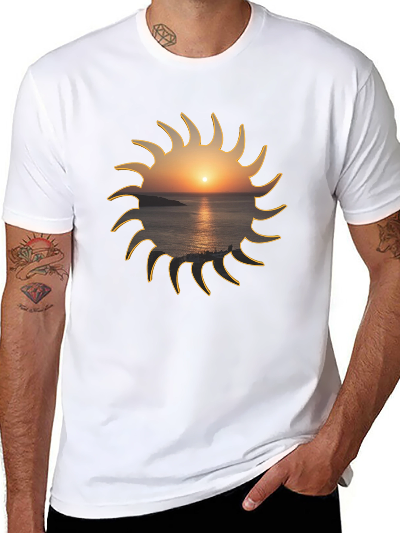 Sunset Horizon Graphic T-Shirt