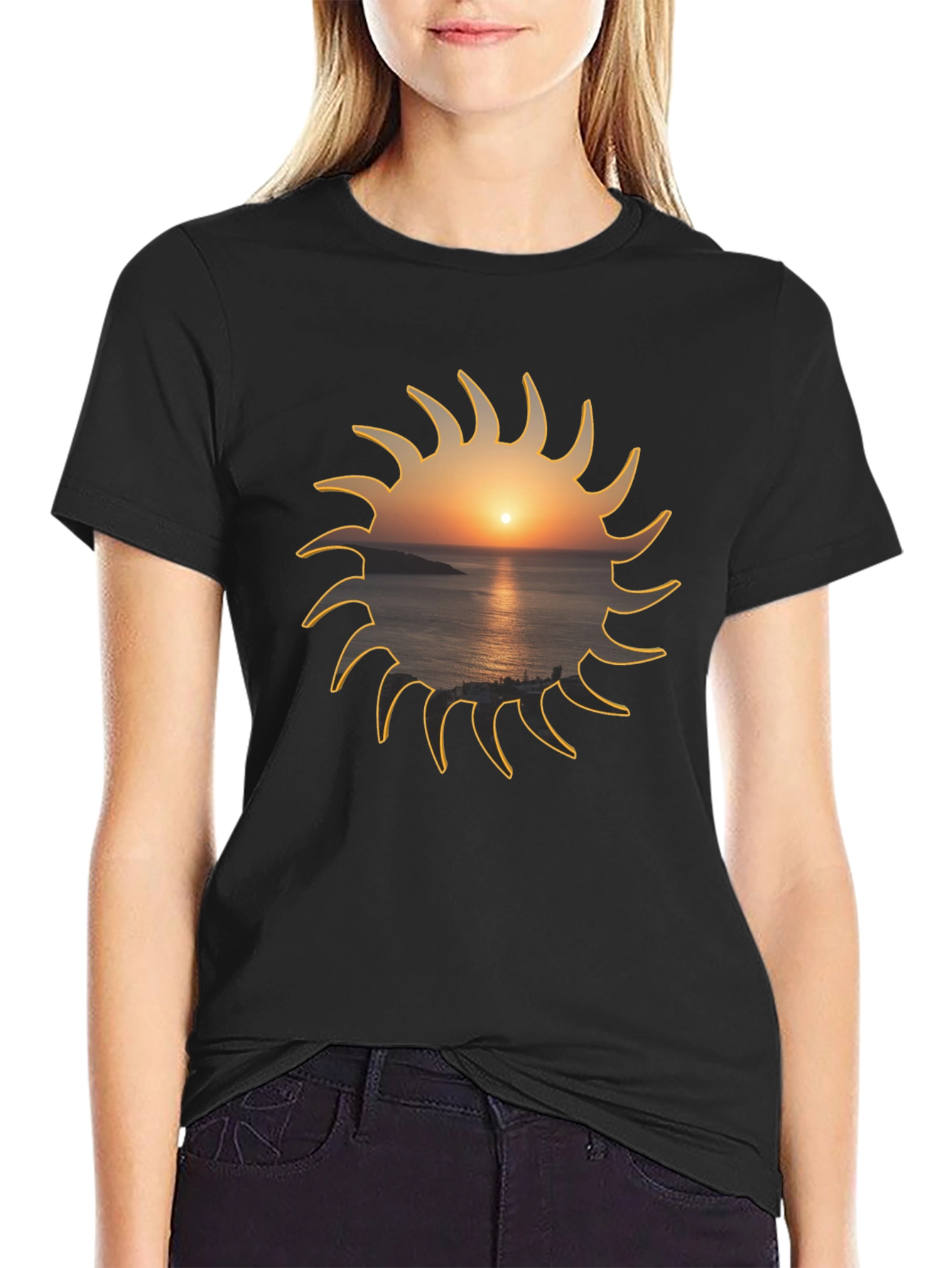 Sunset Horizon Graphic T-Shirt