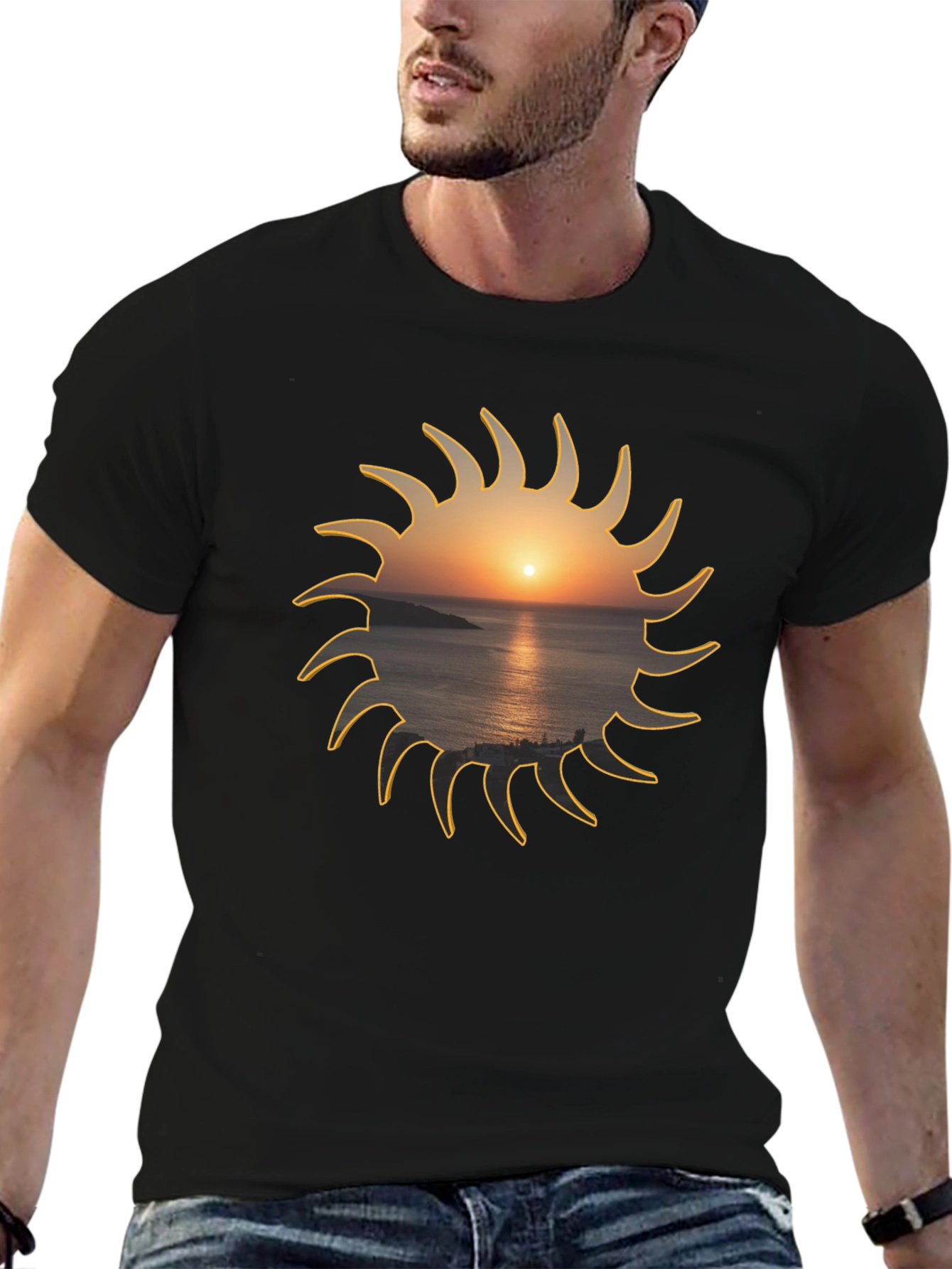 Sunset Horizon Graphic T-Shirt