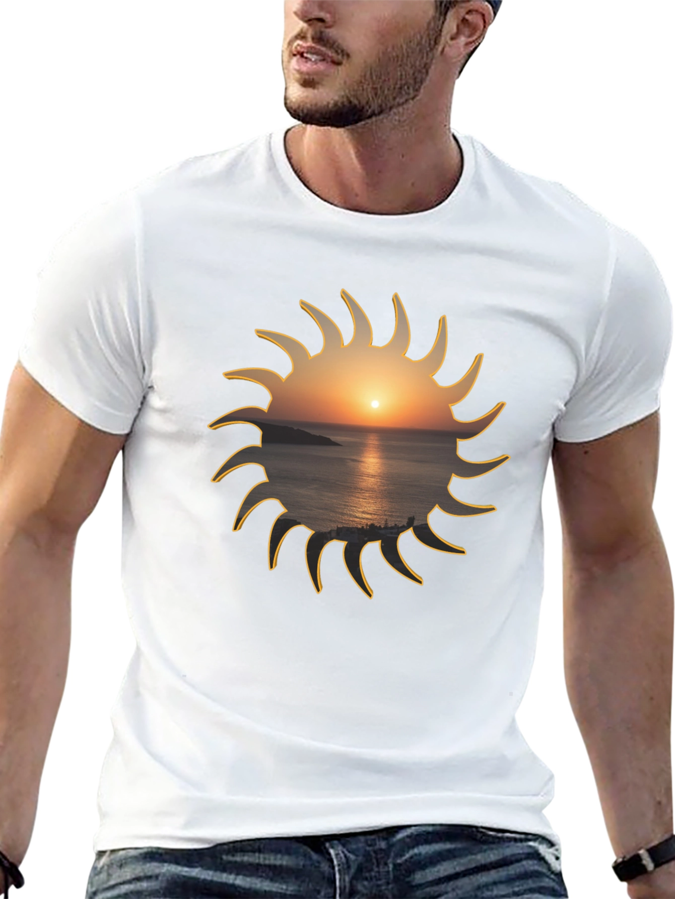 Sunset Horizon Graphic T-Shirt