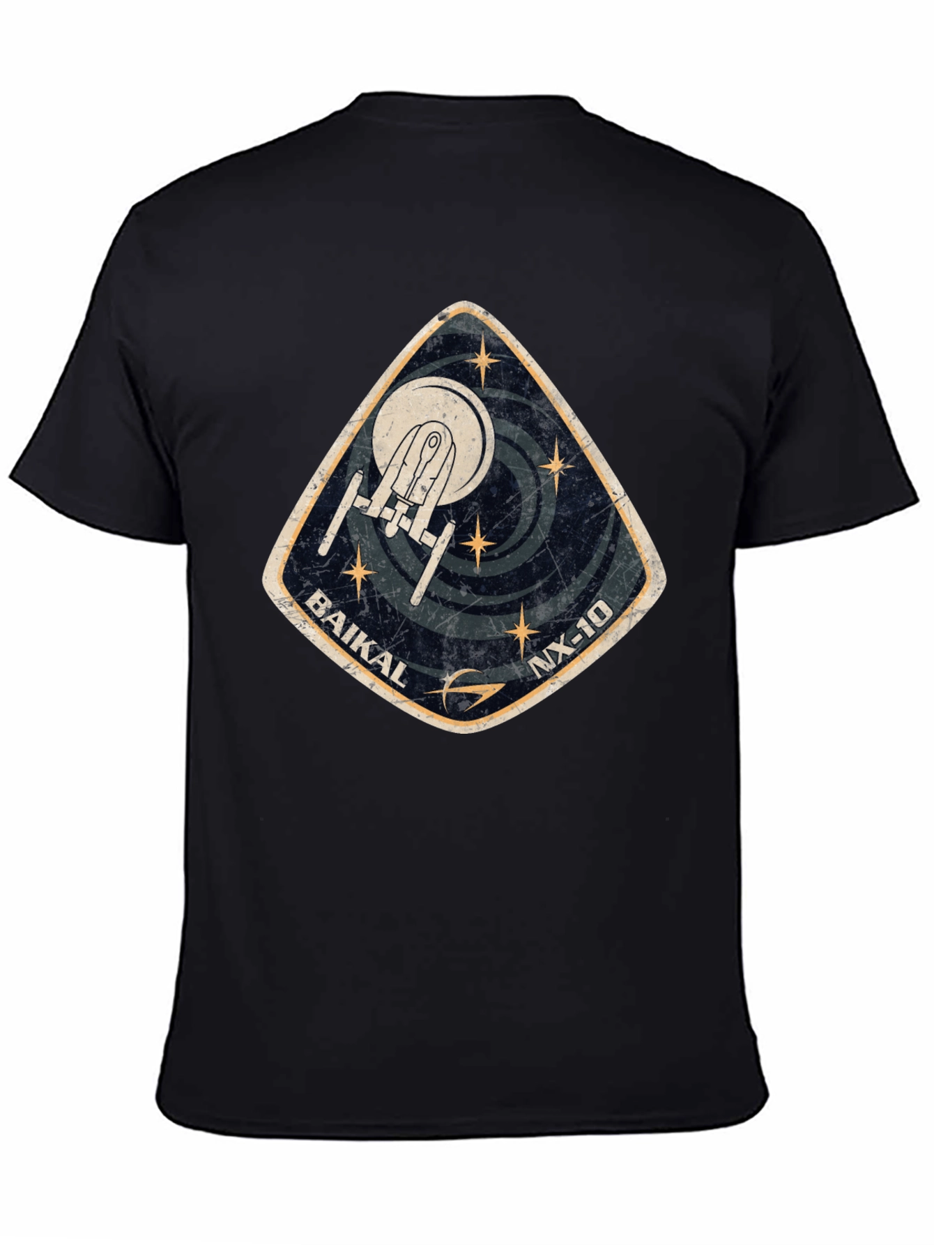 Star Trek Baikal NX-10 Black T-Shirt