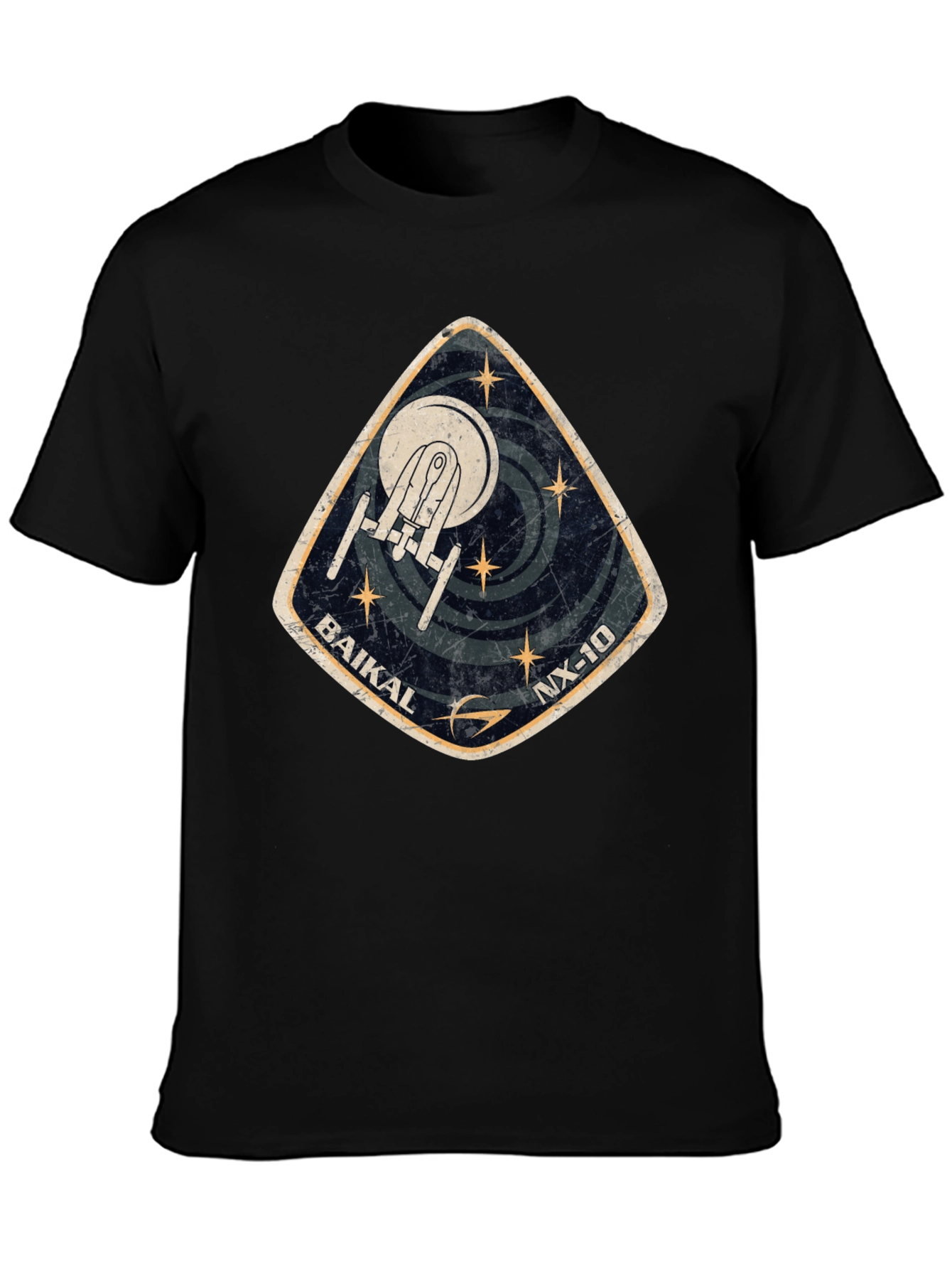 Star Trek Baikal NX-10 Black T-Shirt