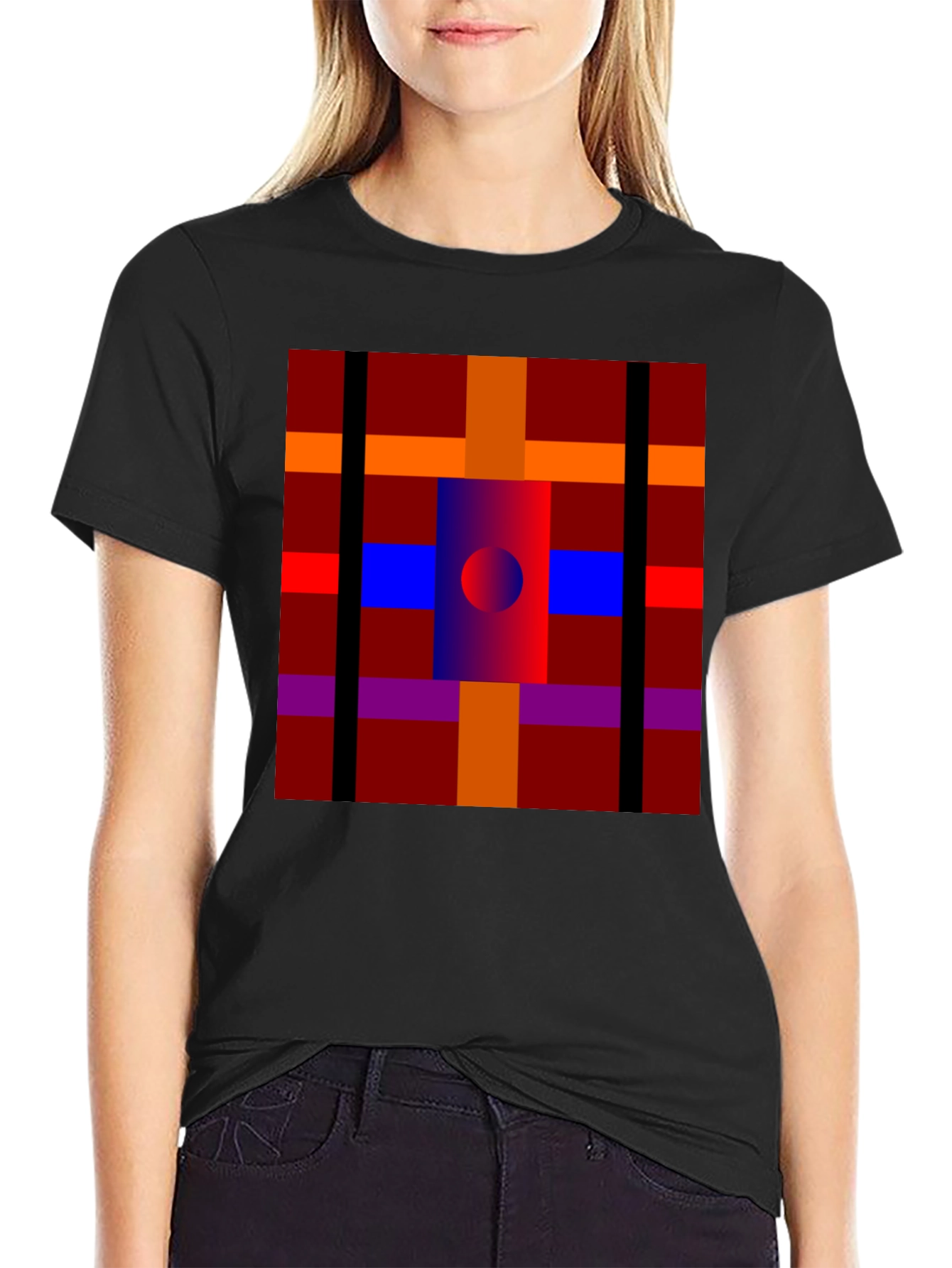 Abstract Pattern Graphic Print T-Shirt