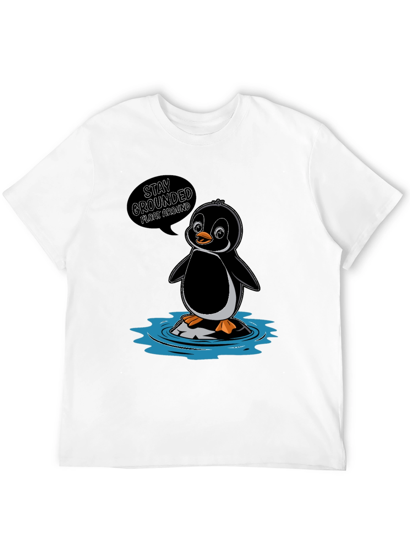 Stay Grounded Penguin T-Shirt
