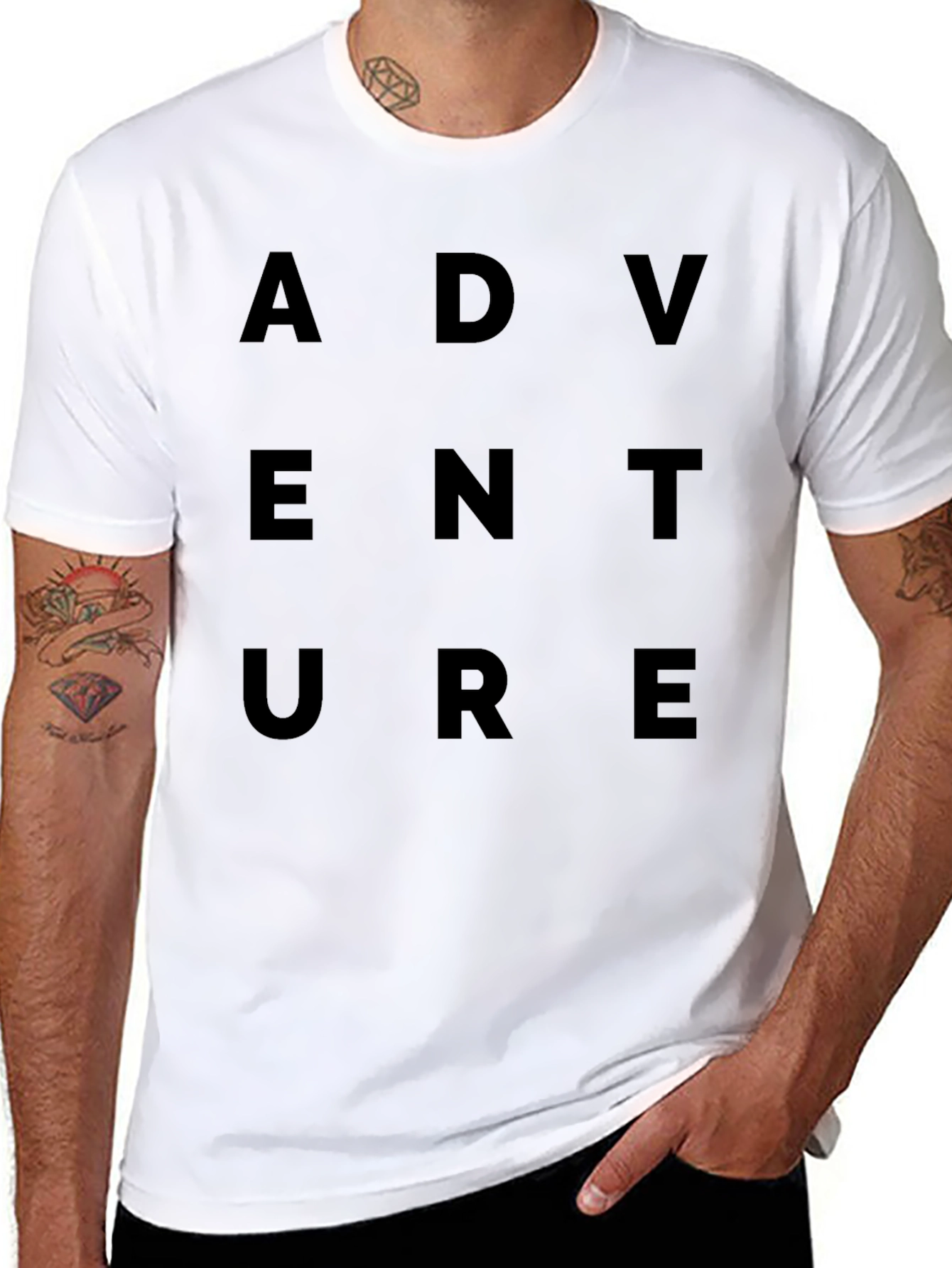 Adventure T-Shirt - Black Graphic Tee