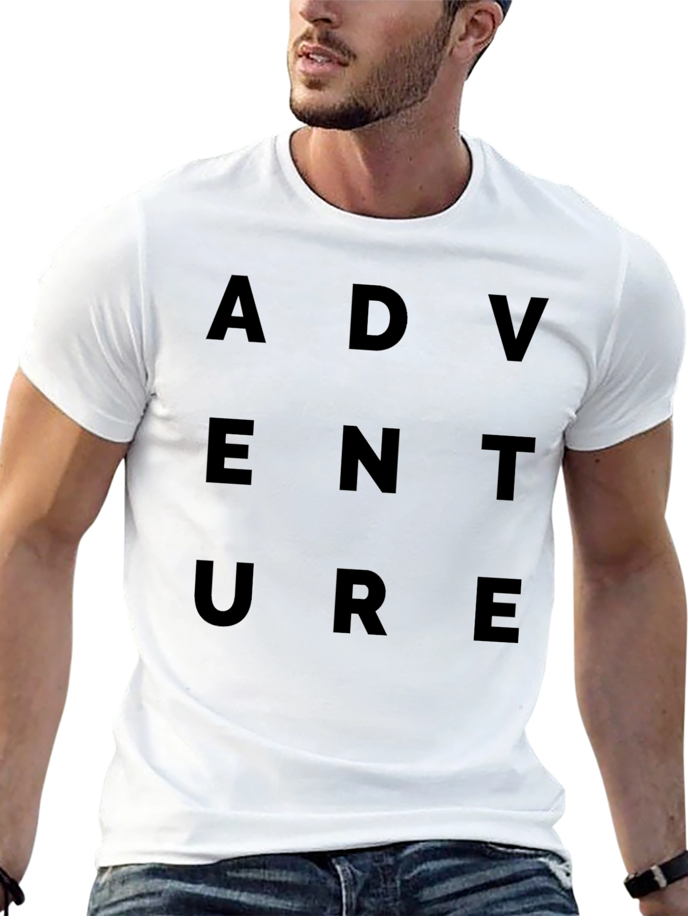 Adventure T-Shirt - Black Graphic Tee