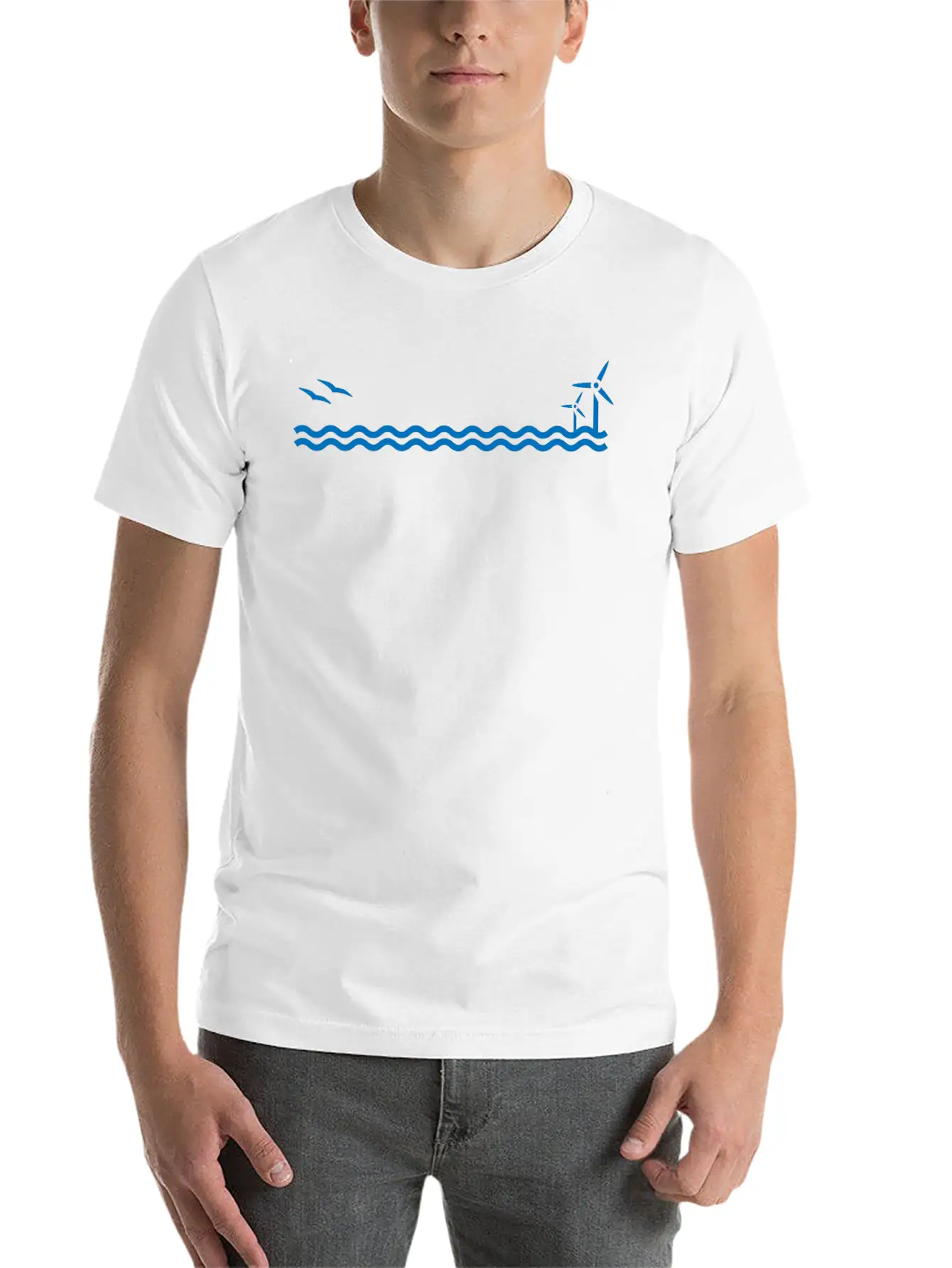 Offshore Wind Lightweight Cotton T-Shirt – Daily Comfort Graphic Shirt