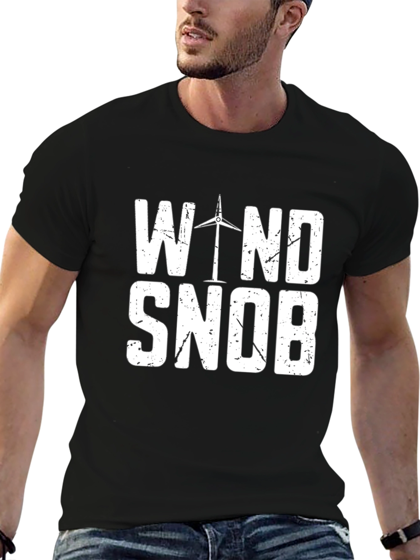 Wind Snob T-Shirt - Renewable Energy Advocate Tee