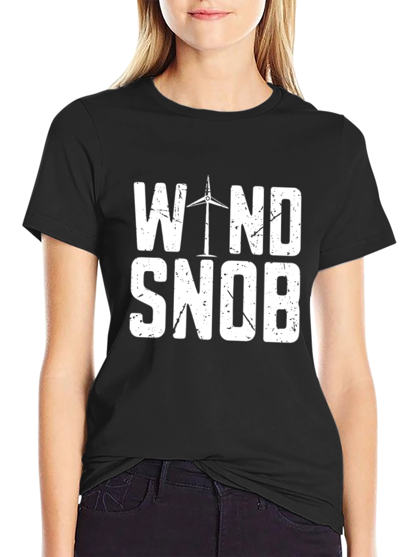 Wind Snob T-Shirt - Renewable Energy Advocate Tee