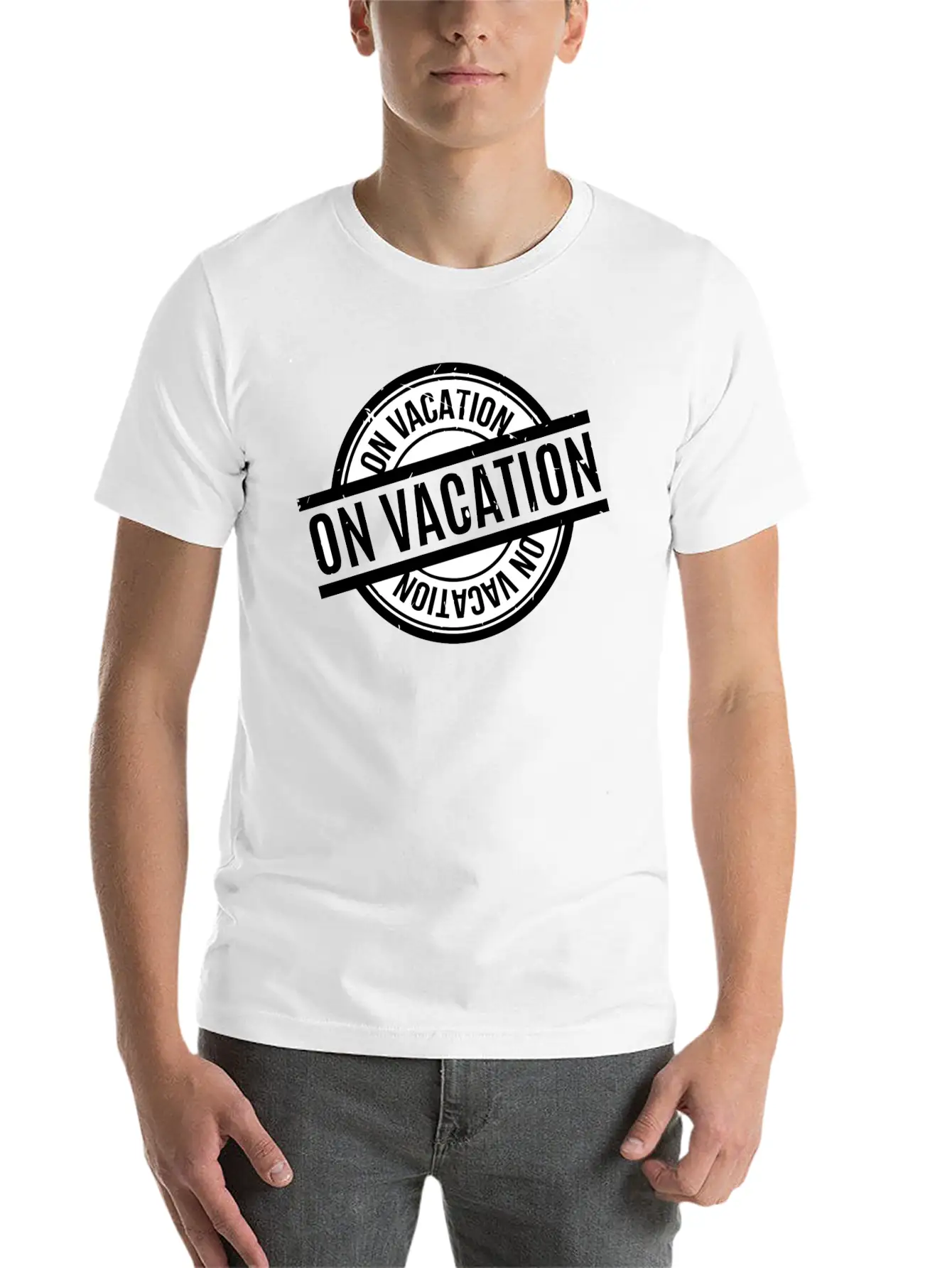 On Vacation Classic Fit Graphic Tee For Daily Comfort – Unisex Cotton Shirt