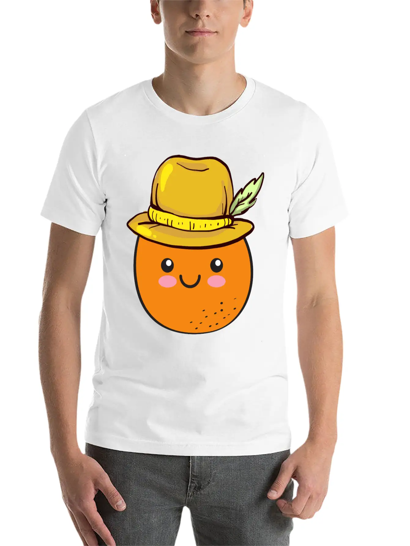 Orange Cute Vegan Veganism Vegetarian Healthy Food Basic Graphic T-Shirt – Daily Comfort In Soft Cotton