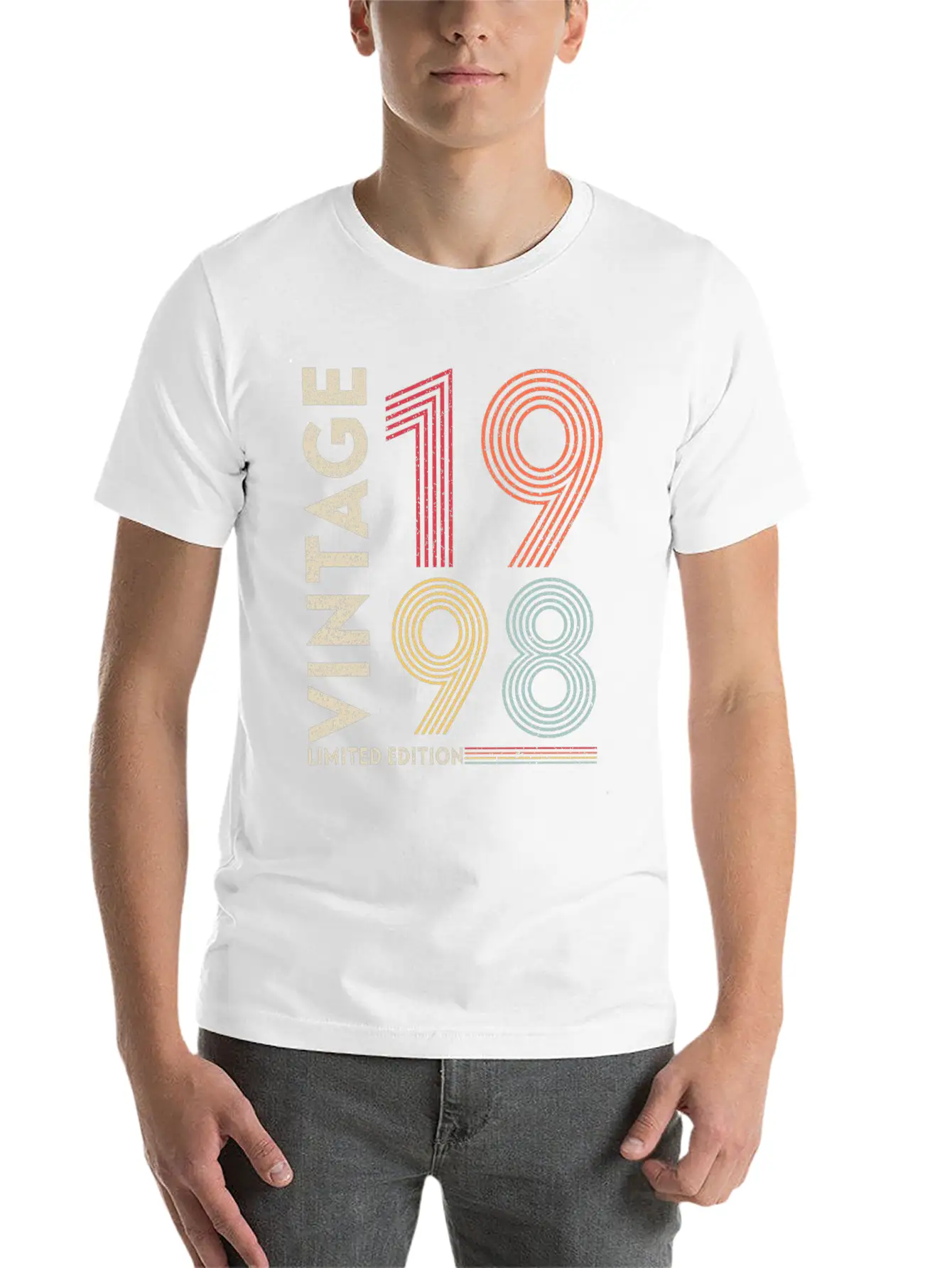 Original 1998 Vintage Vintage Retro Anniversary Modern Fit Casual T-Shirt ��� Clean And Versatile Design