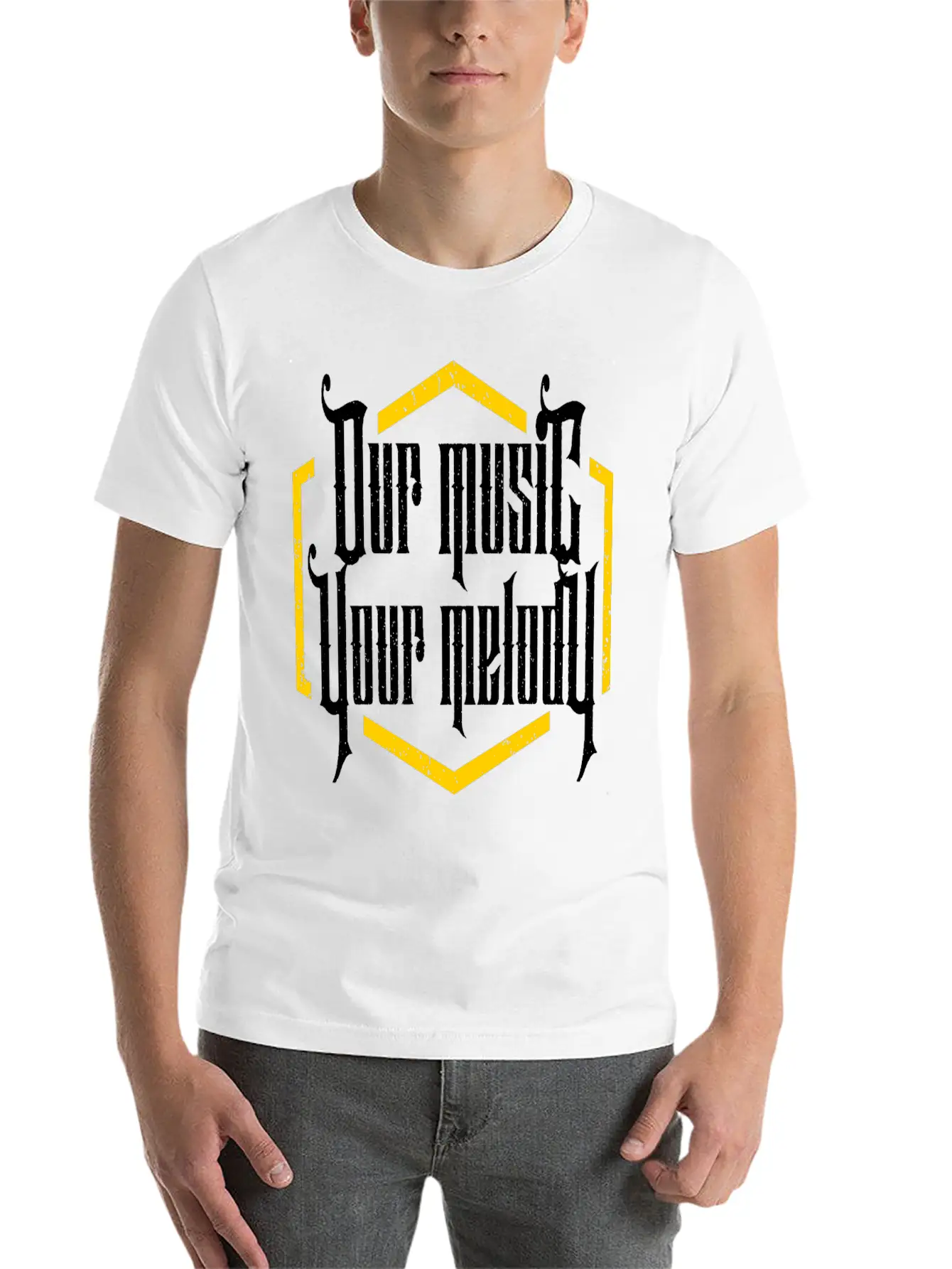 Our Music Your Melody Relaxed Everyday Tee – Lightweight And Durable Cotton