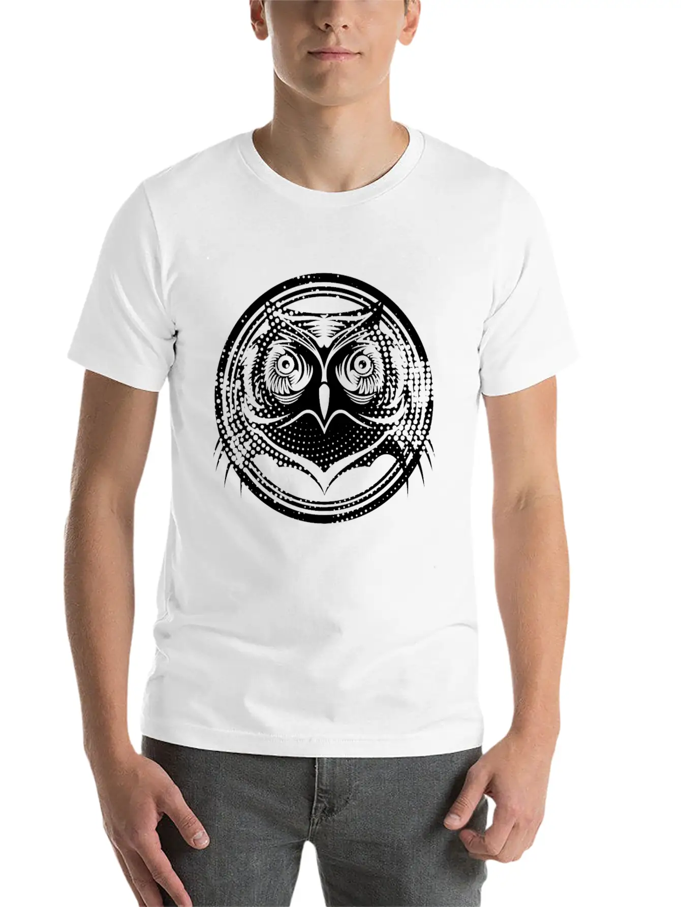 Owl Bird Night Modern Fit Casual T-Shirt – Clean And Versatile Design