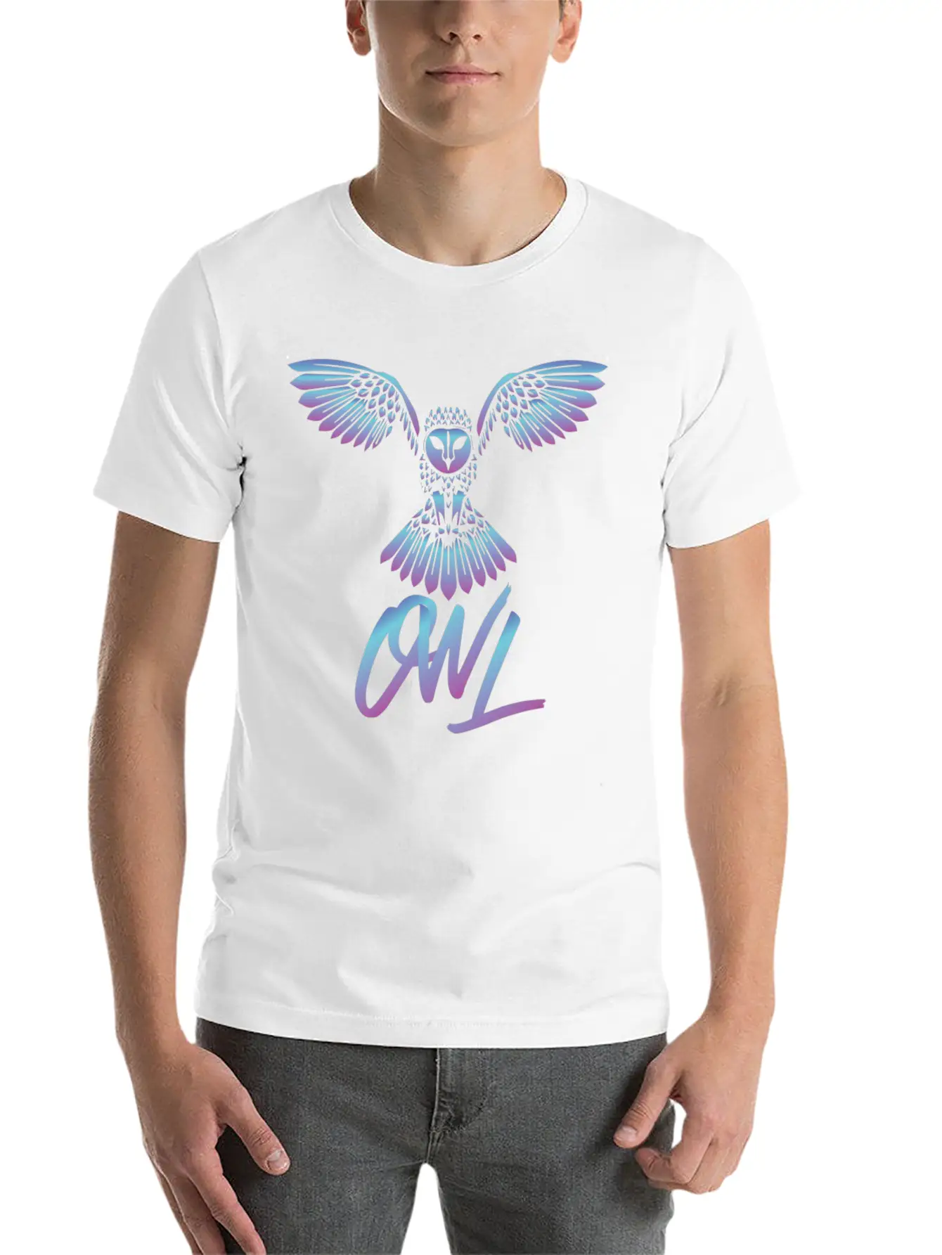 Owl Relaxed Everyday Tee – Lightweight And Durable Cotton
