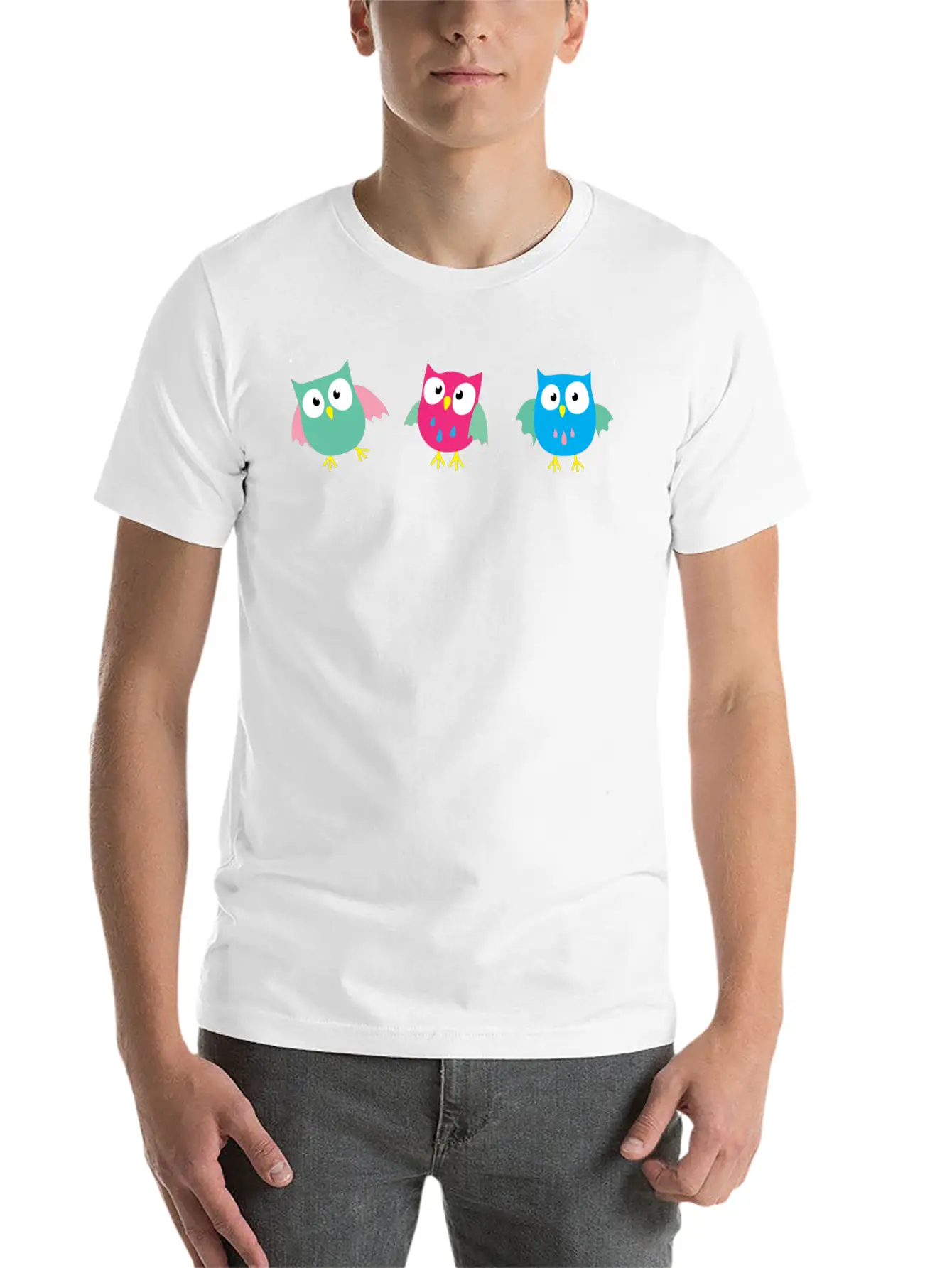 Owls Modern Fit Casual T-Shirt – Clean And Versatile Design