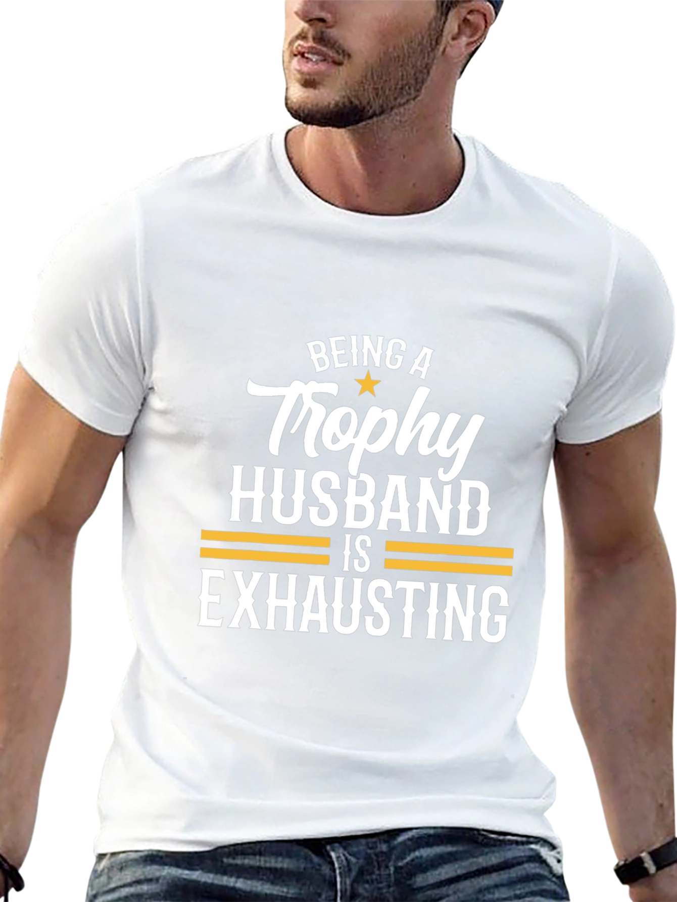 Trophy Husband Tee - Funny Husband Gift